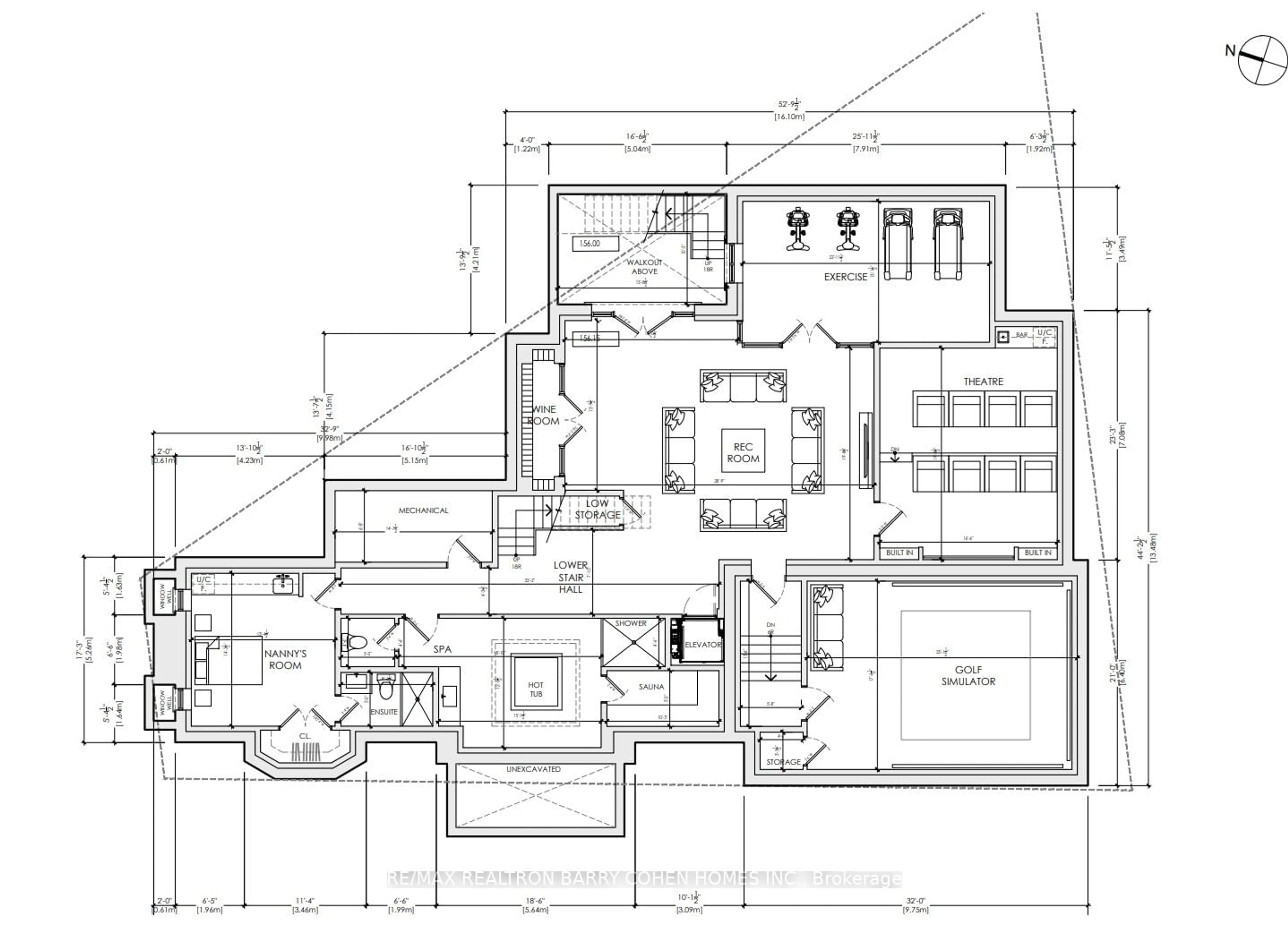 Floor plan for 2527 Bayview Ave, Toronto Ontario M2L 1N9