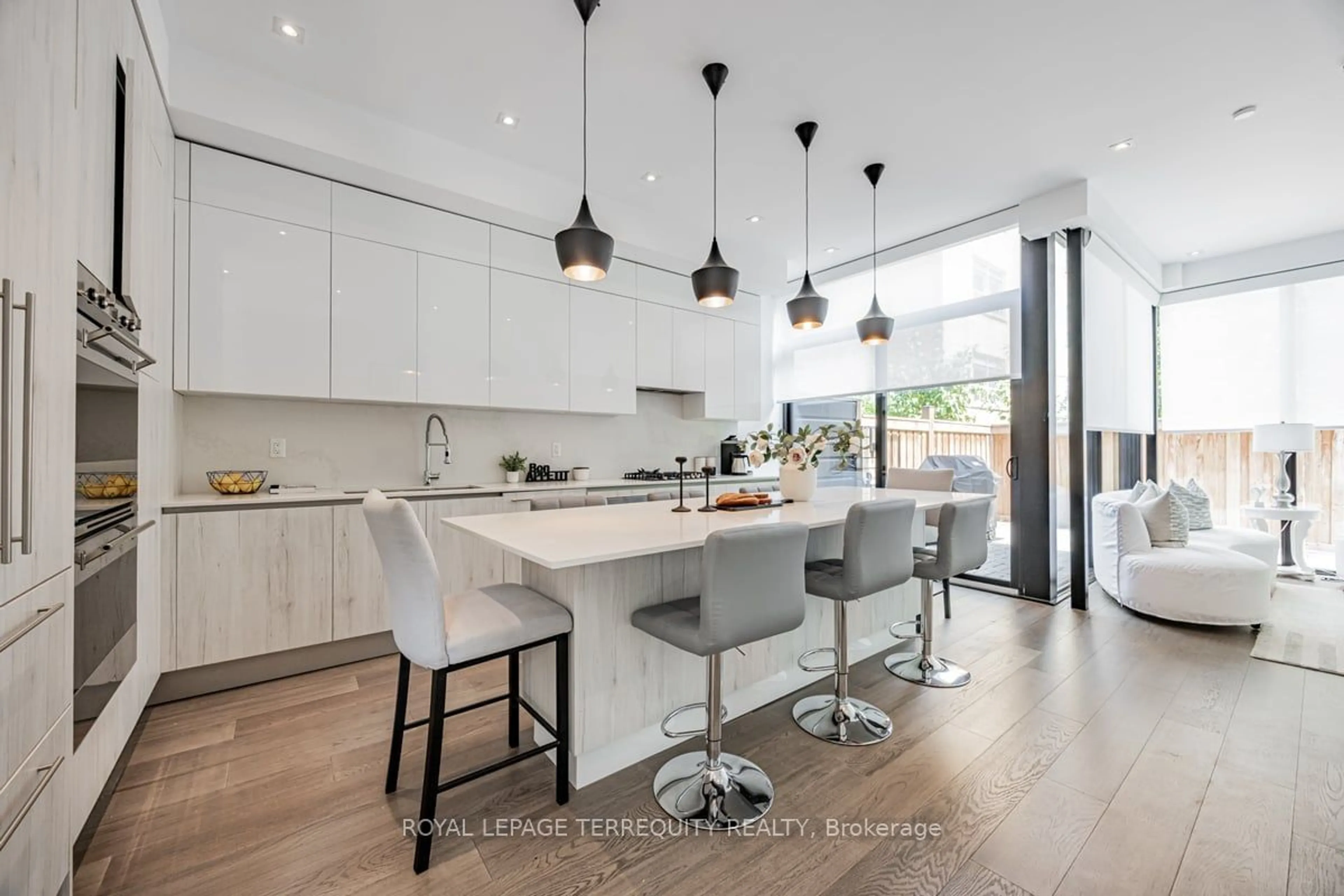 Contemporary kitchen, ceramic/tile floor for 123 Roselawn Ave #C, Toronto Ontario M4R 1E7