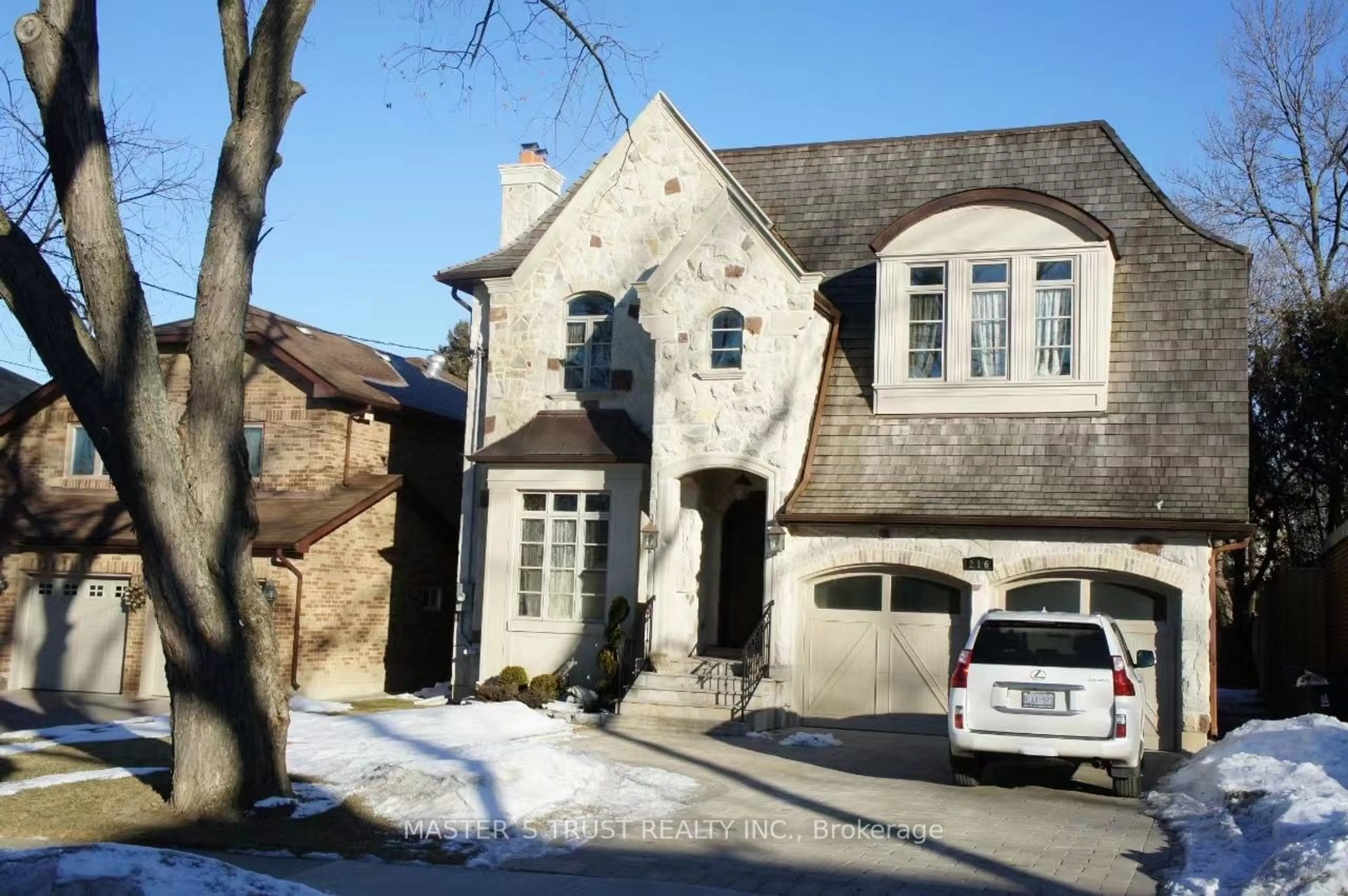 Home with brick exterior material, street for 216 Parkview Ave, Toronto Ontario M2N 3Y8