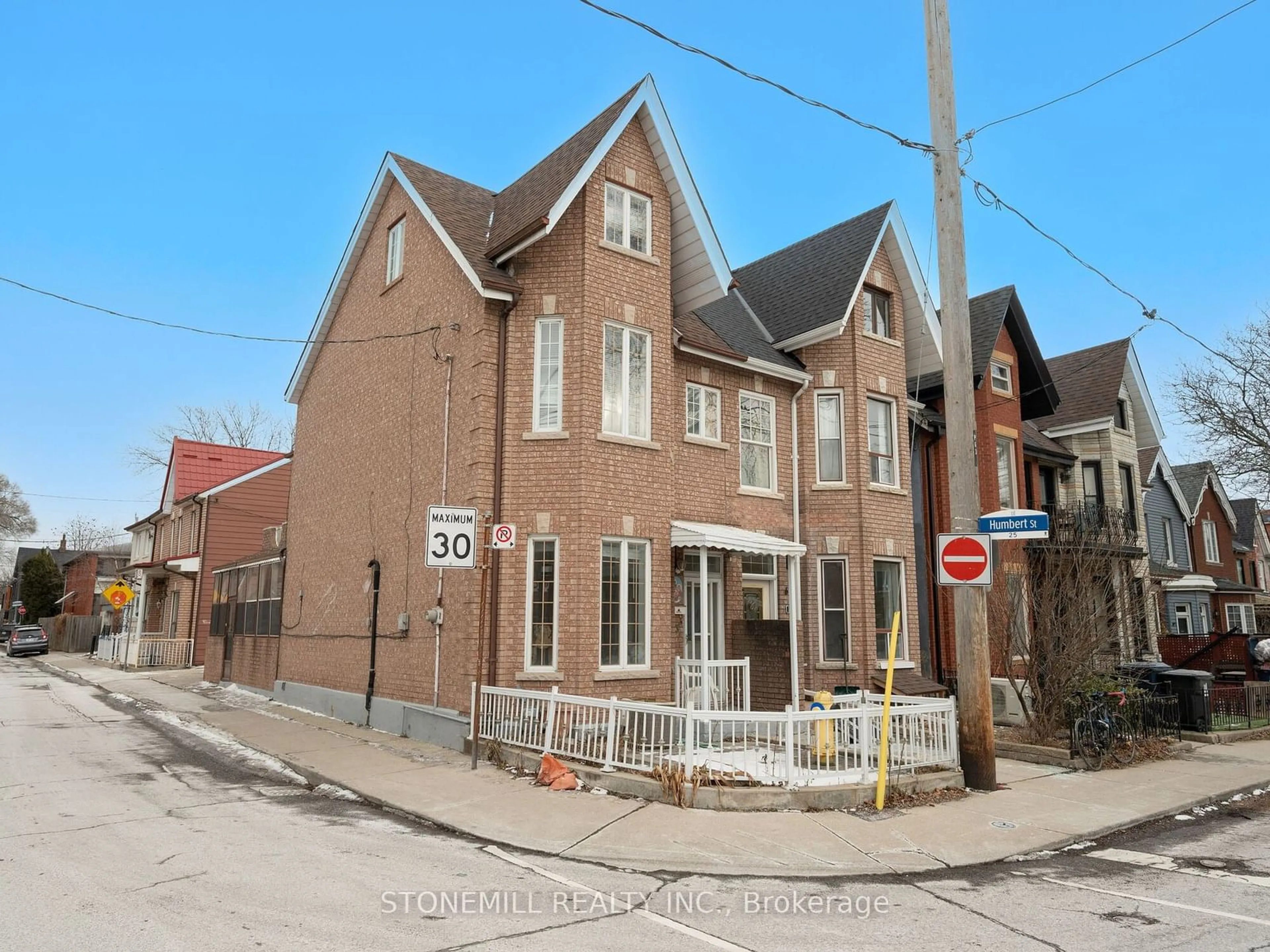 Home with brick exterior material, street for 63 Fennings St, Toronto Ontario M6J 3B9