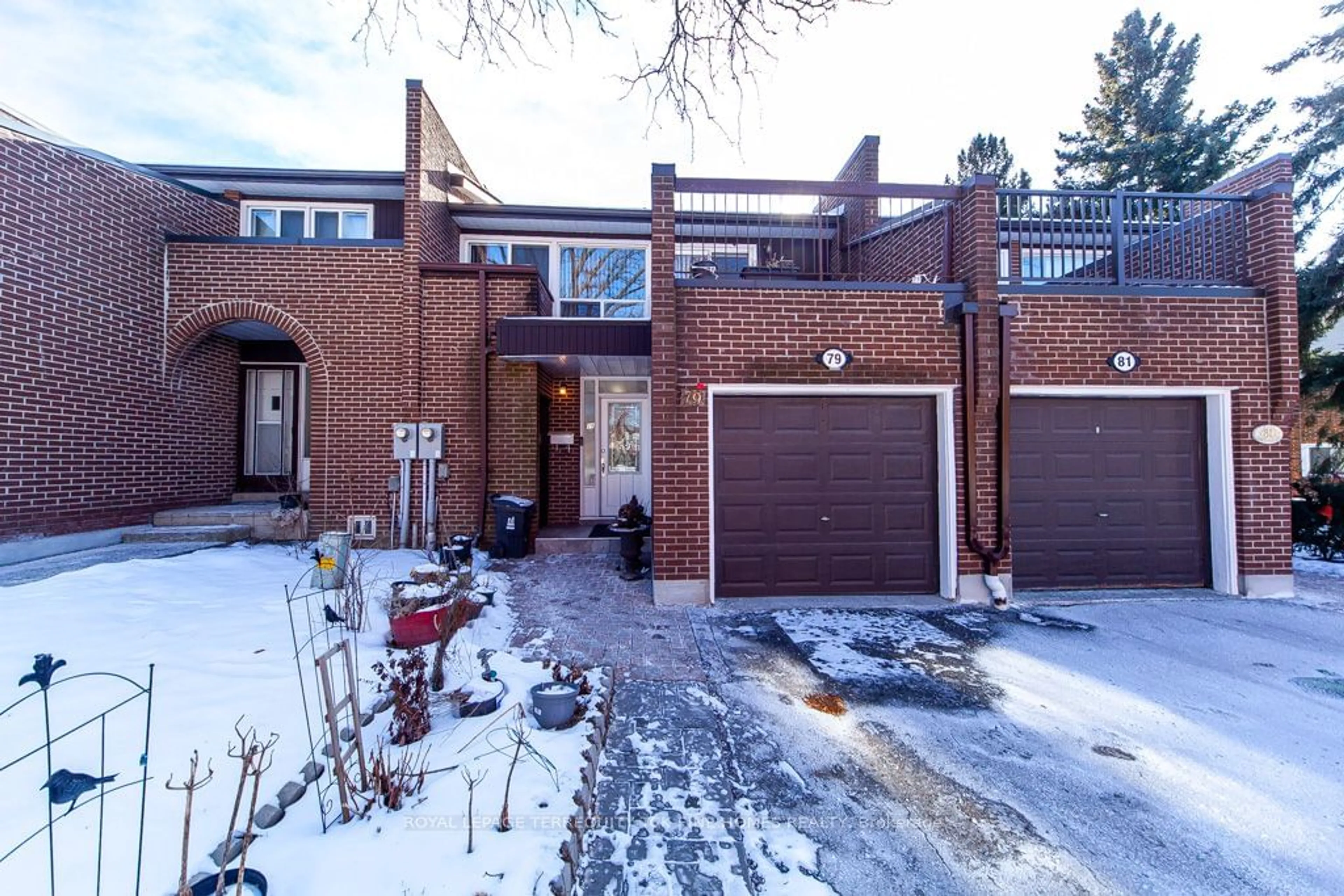 Home with brick exterior material, street for 79 Black Hawk Way, Toronto Ontario M2R 3L7