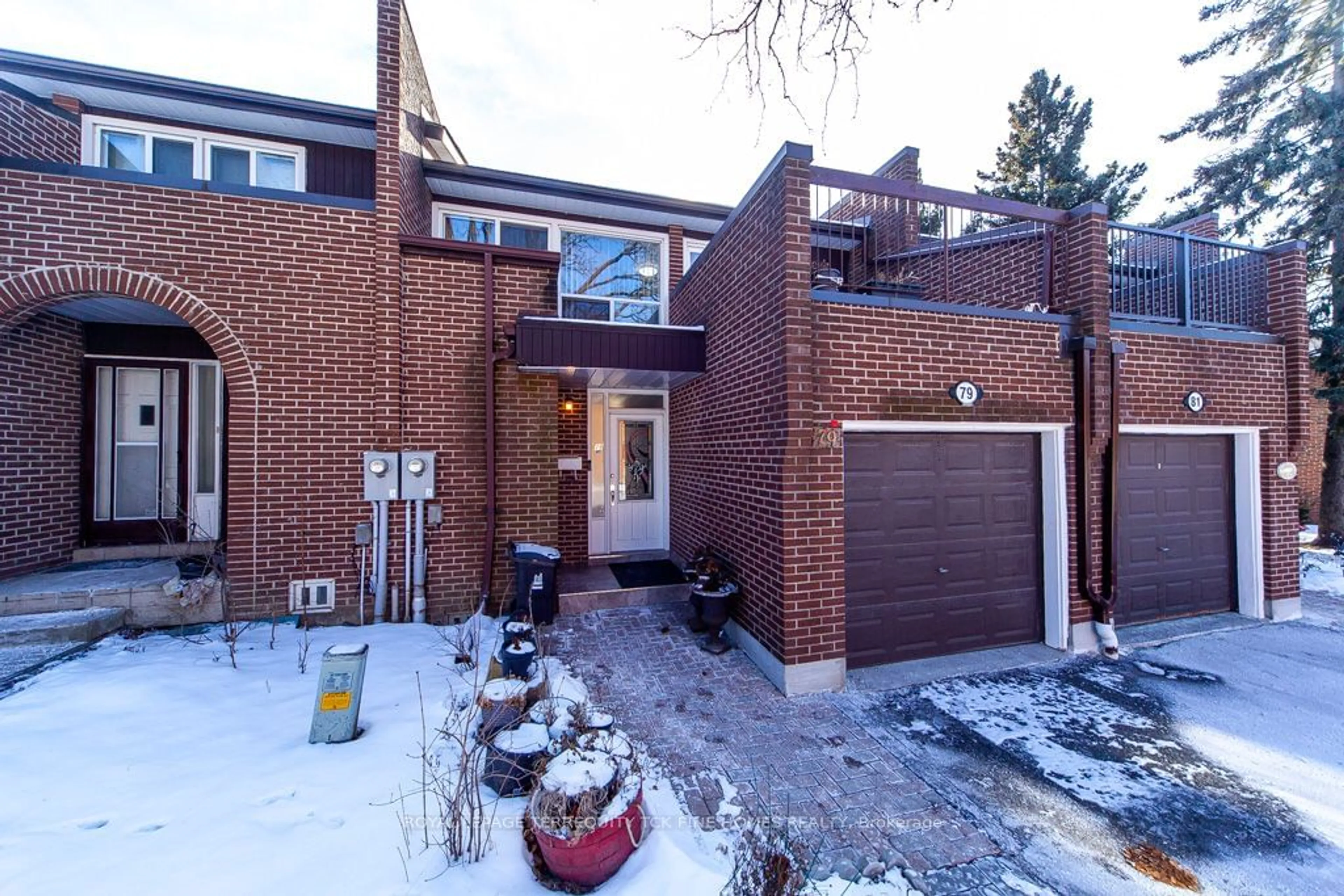 Home with brick exterior material, street for 79 Black Hawk Way, Toronto Ontario M2R 3L7