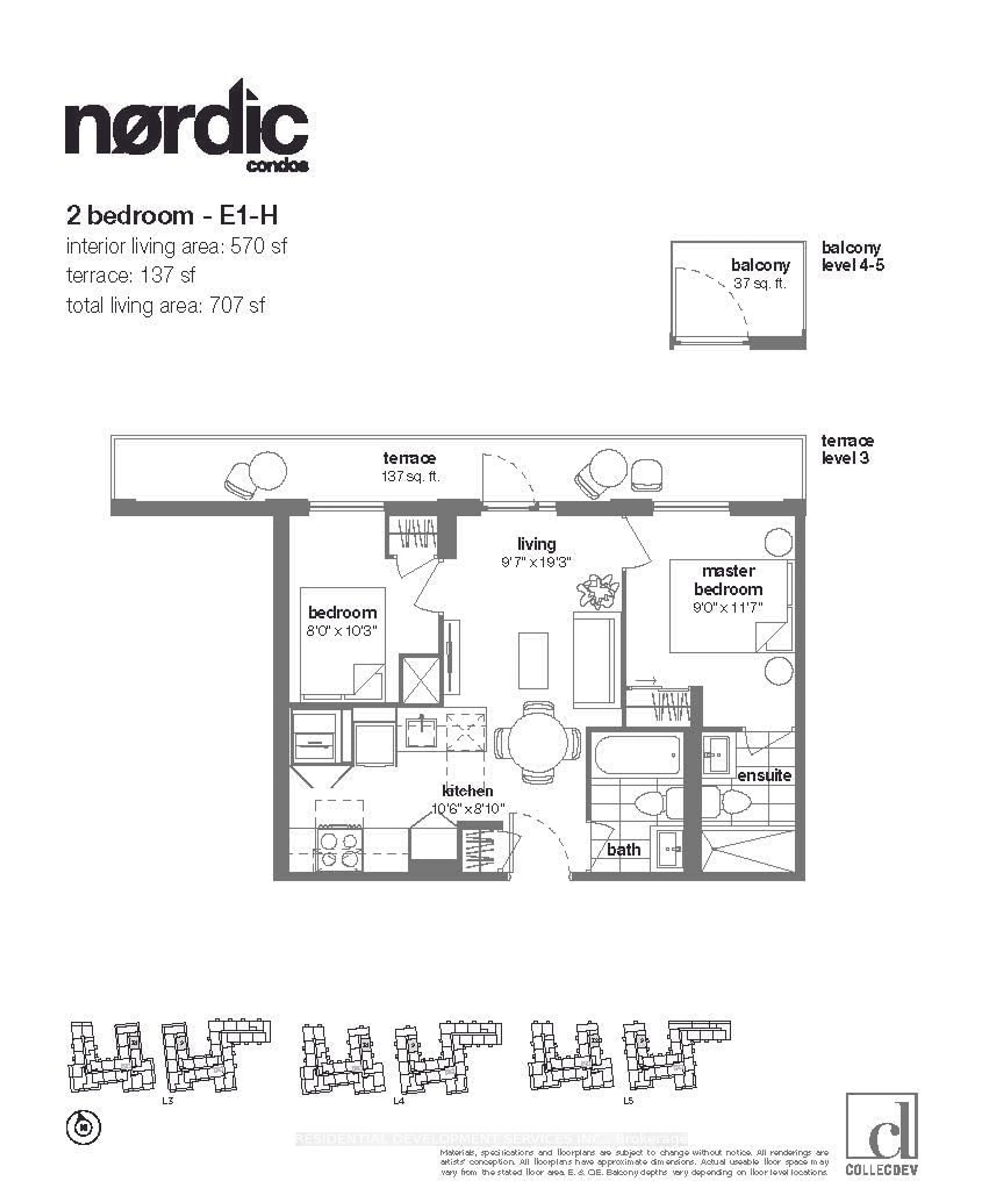 Floor plan for 500 Wilson Ave #334, Toronto Ontario M3H 5Y9