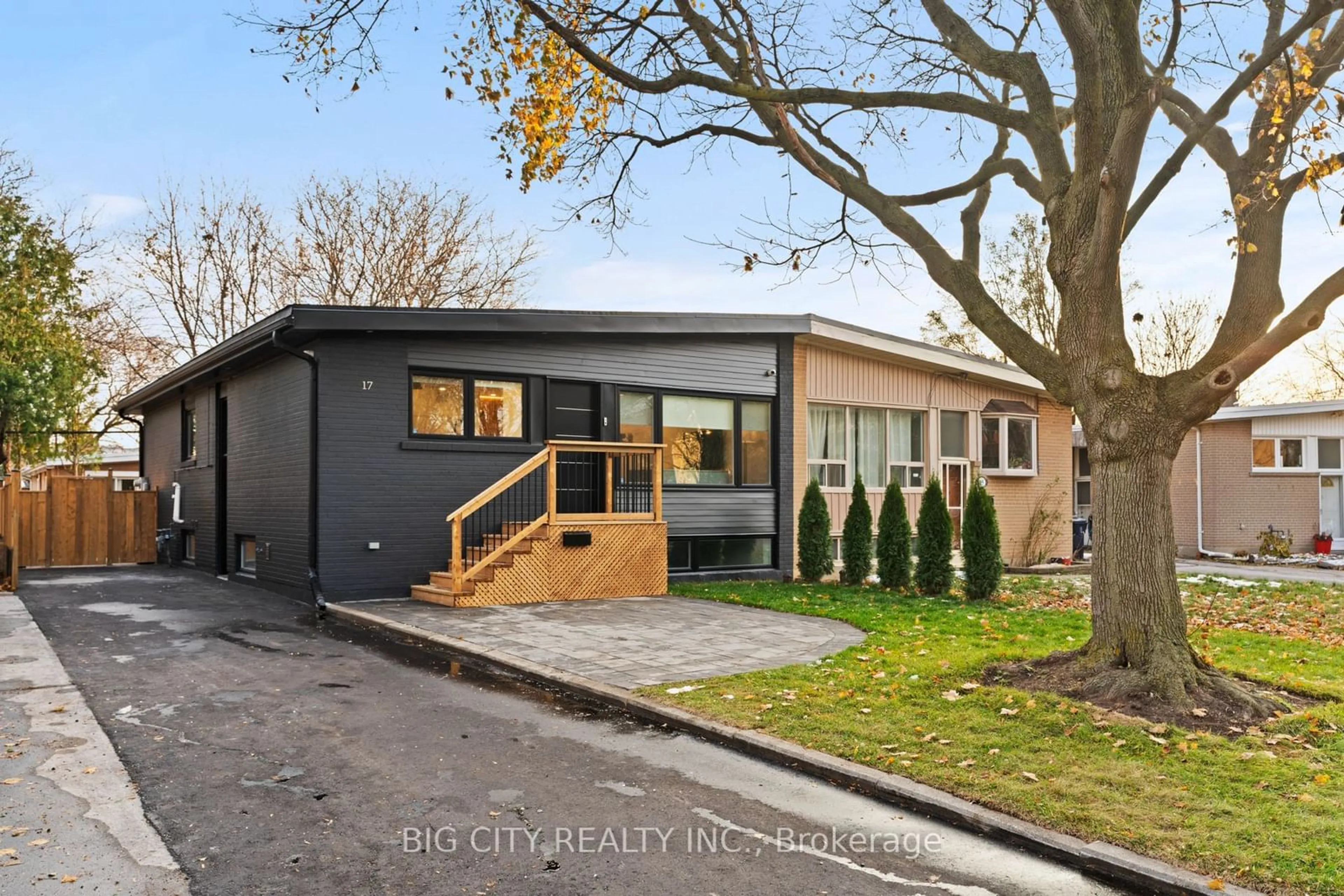 Home with brick exterior material, street for 17 Pynford Cres, Toronto Ontario M3A 1W7