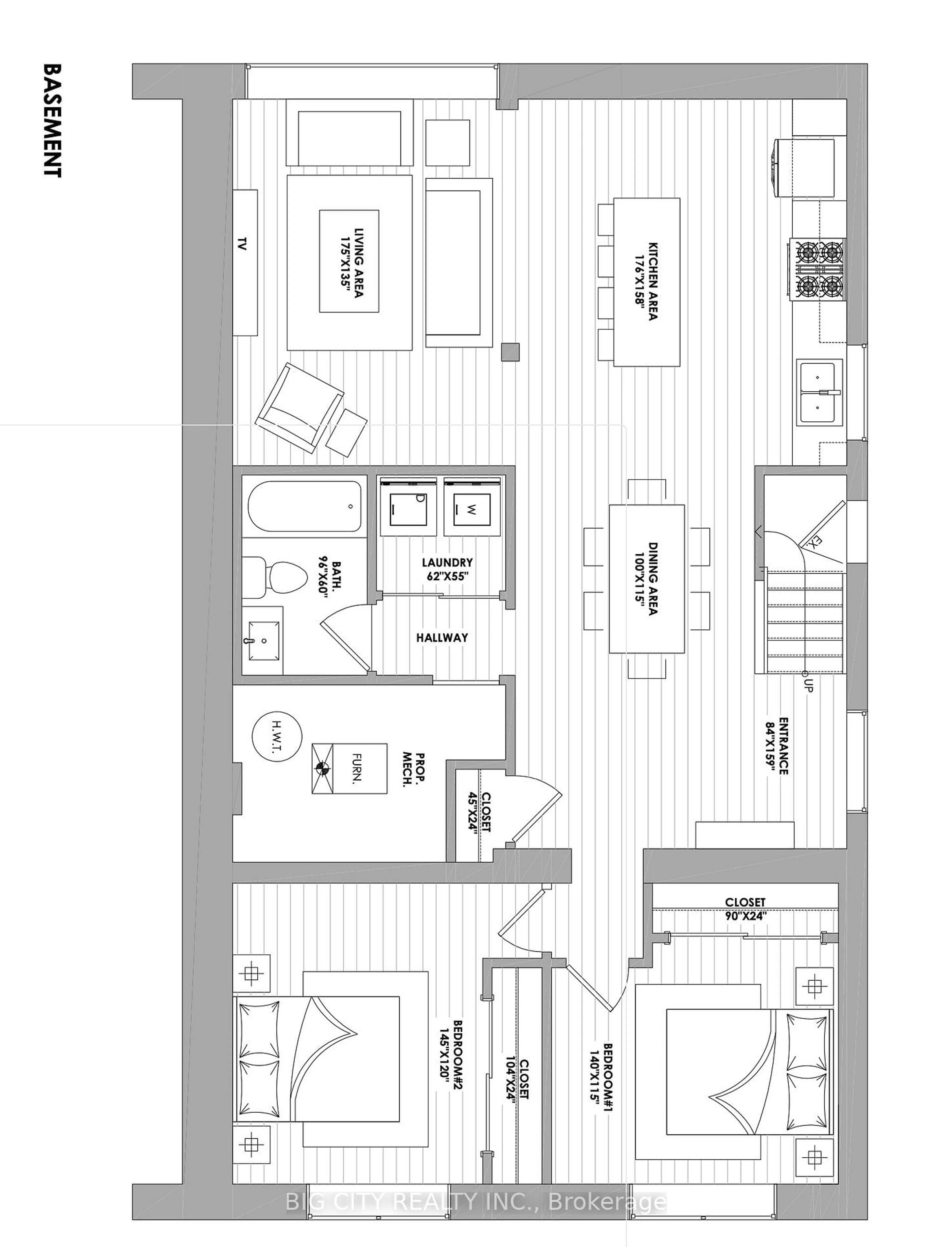 Floor plan for 17 Pynford Cres, Toronto Ontario M3A 1W7