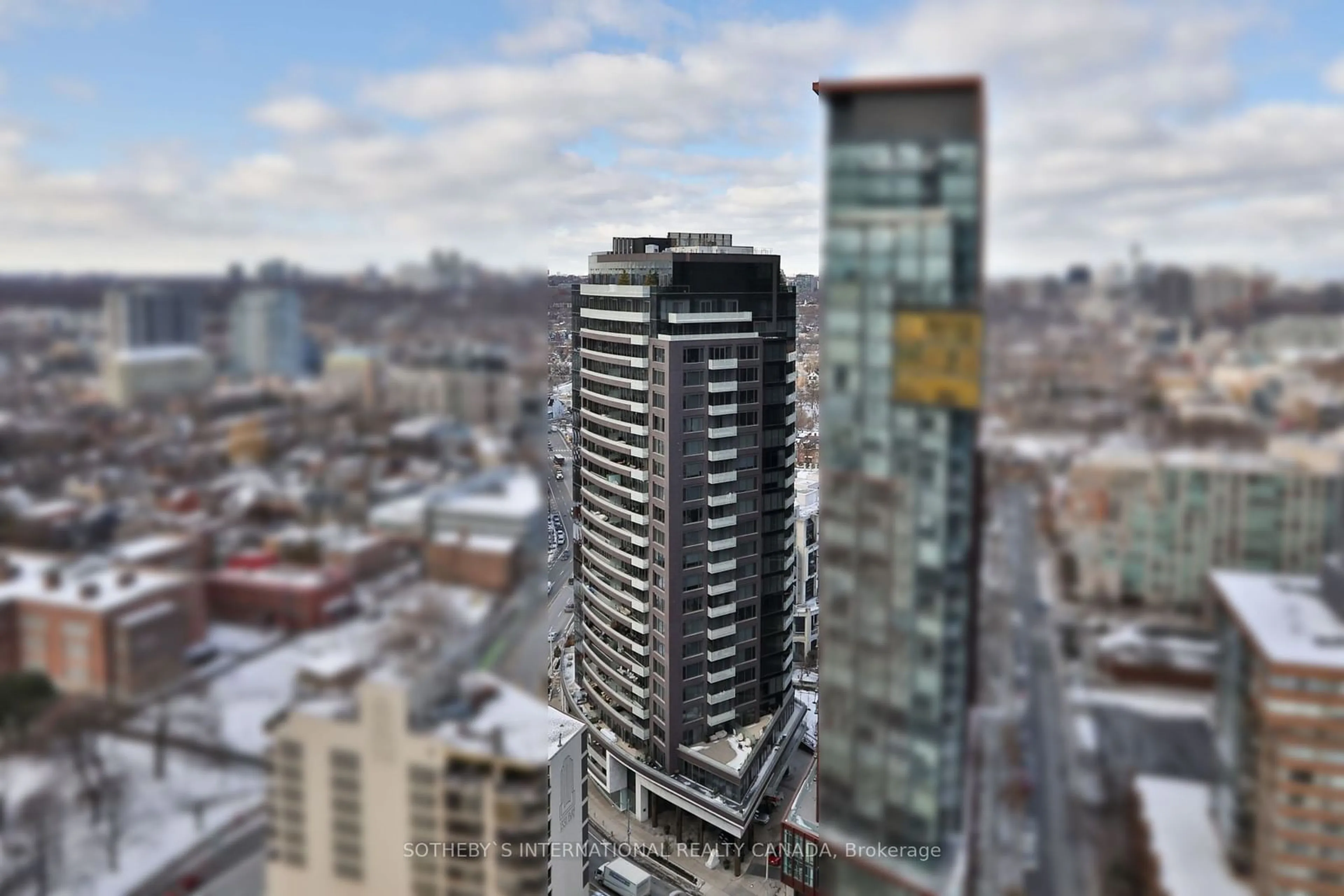 A pic from outside/outdoor area/front of a property/back of a property/a pic from drone, city buildings view from balcony for 88 Davenport Rd #804, Toronto Ontario M5R 0A5