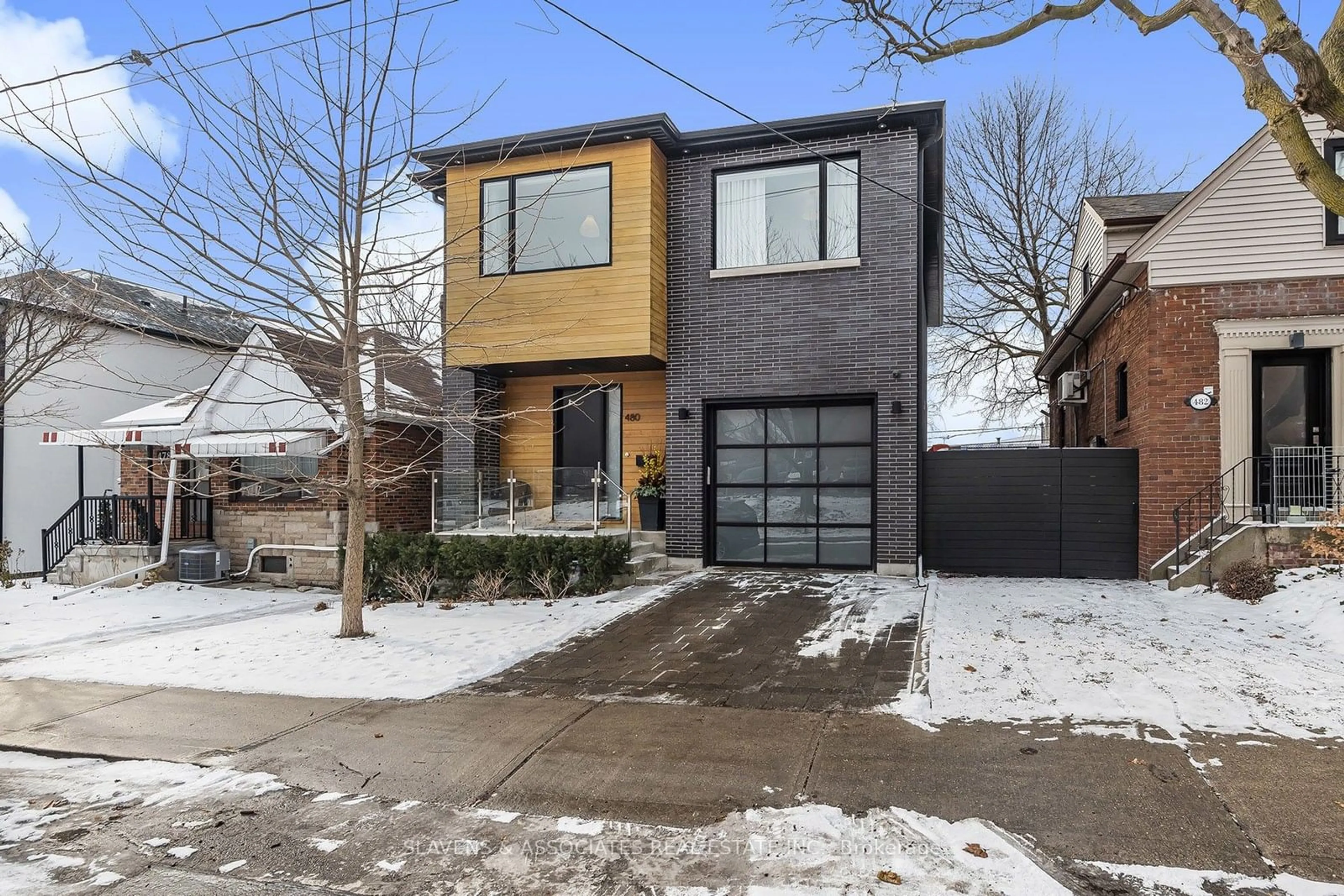 Home with brick exterior material, street for 480 Atlas Ave, Toronto Ontario M6C 3R2