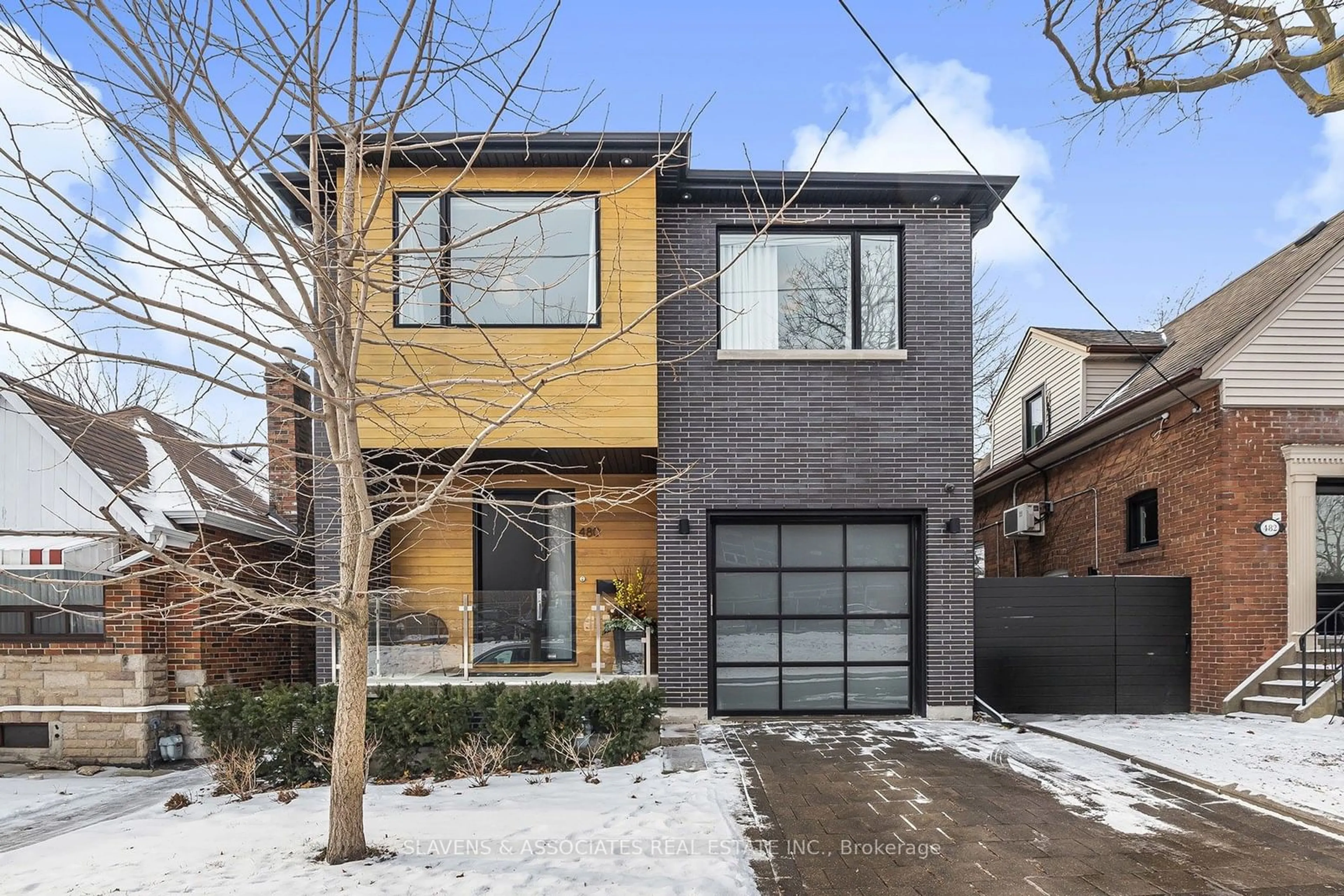 Home with brick exterior material, street for 480 Atlas Ave, Toronto Ontario M6C 3R2