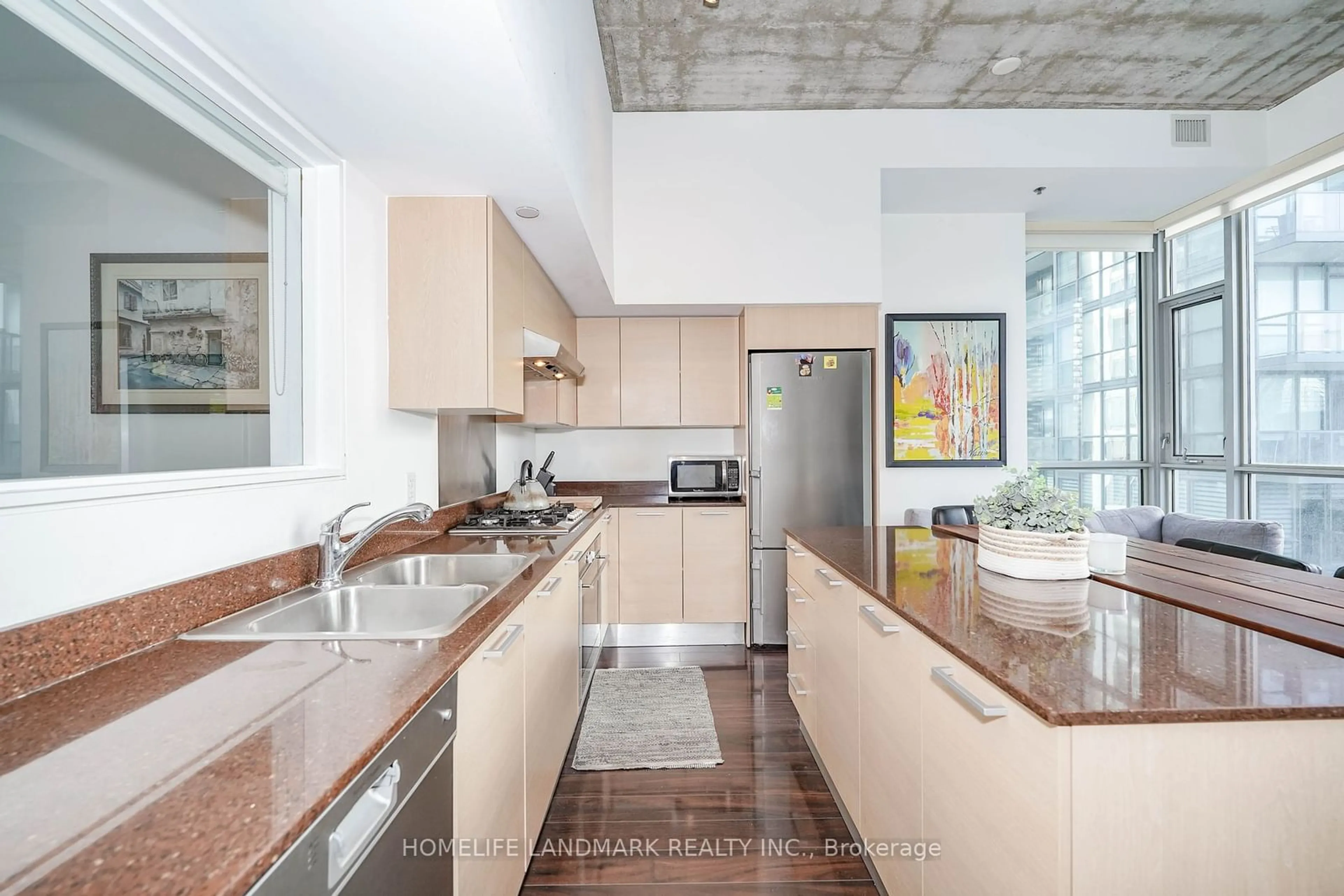 Contemporary kitchen, unknown for 375 King St #1603, Toronto Ontario M5V 1K1