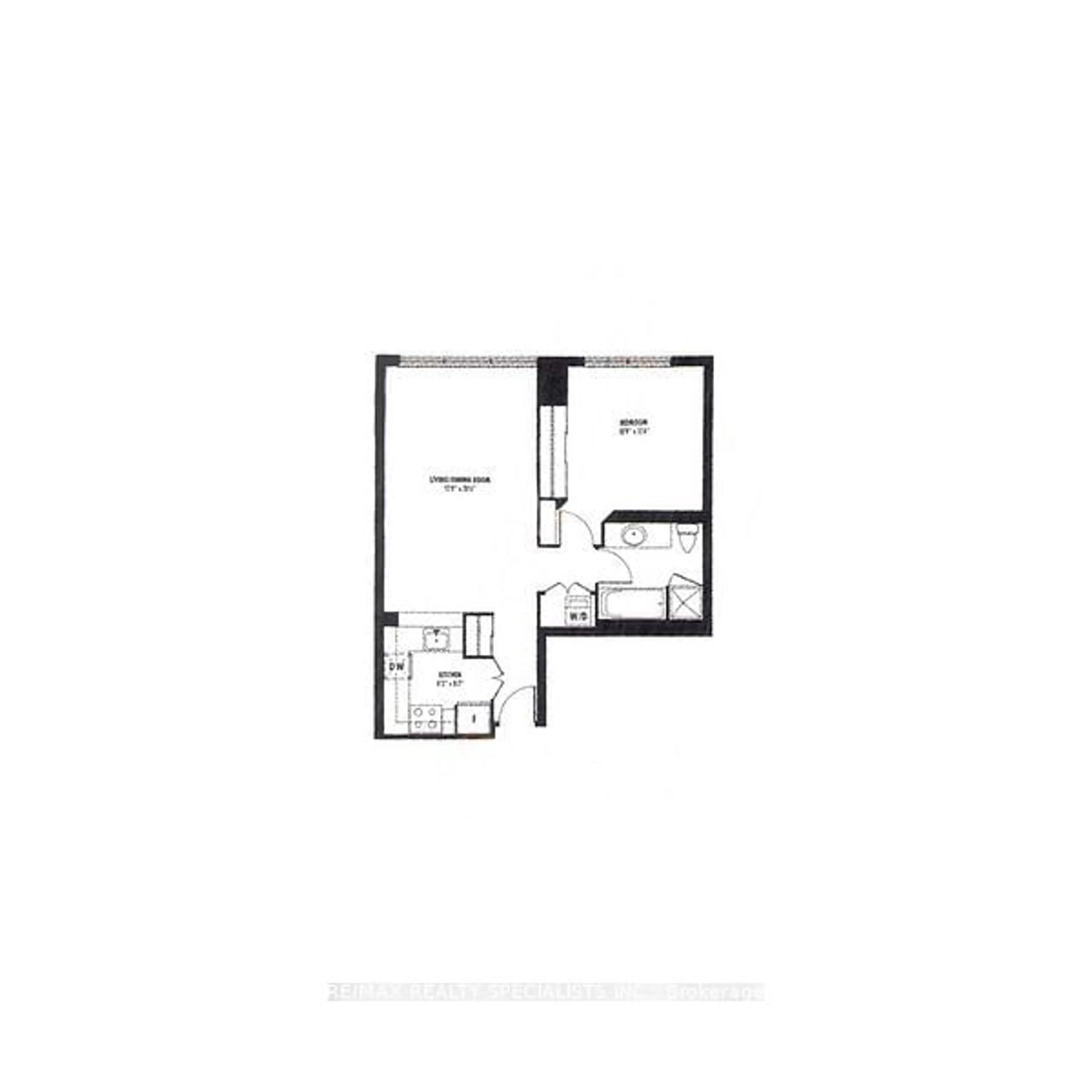 Floor plan for 7 CARLTON St #704, Toronto Ontario M5B 2M3