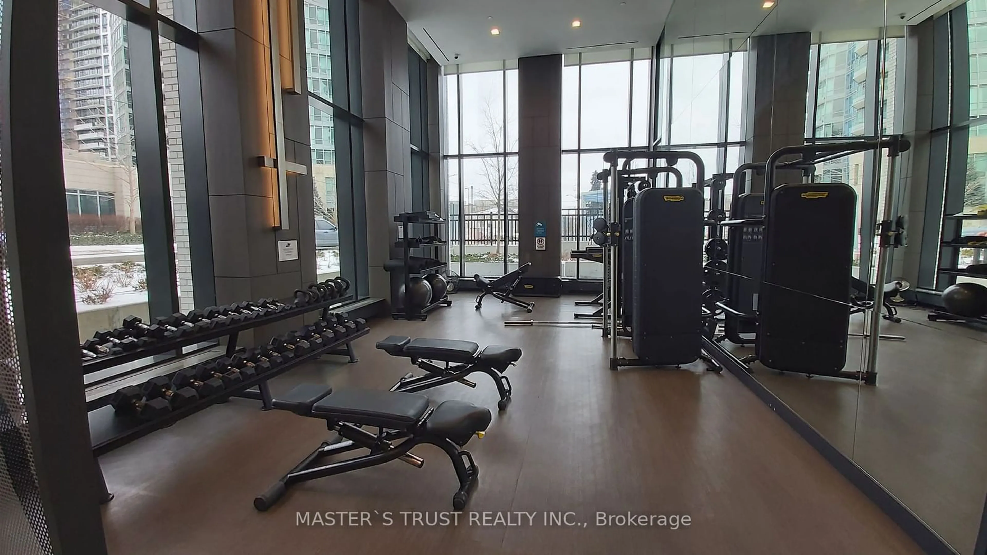 Gym or fitness room for 15 Holmes Ave #1508, Toronto Ontario M2M 0L4