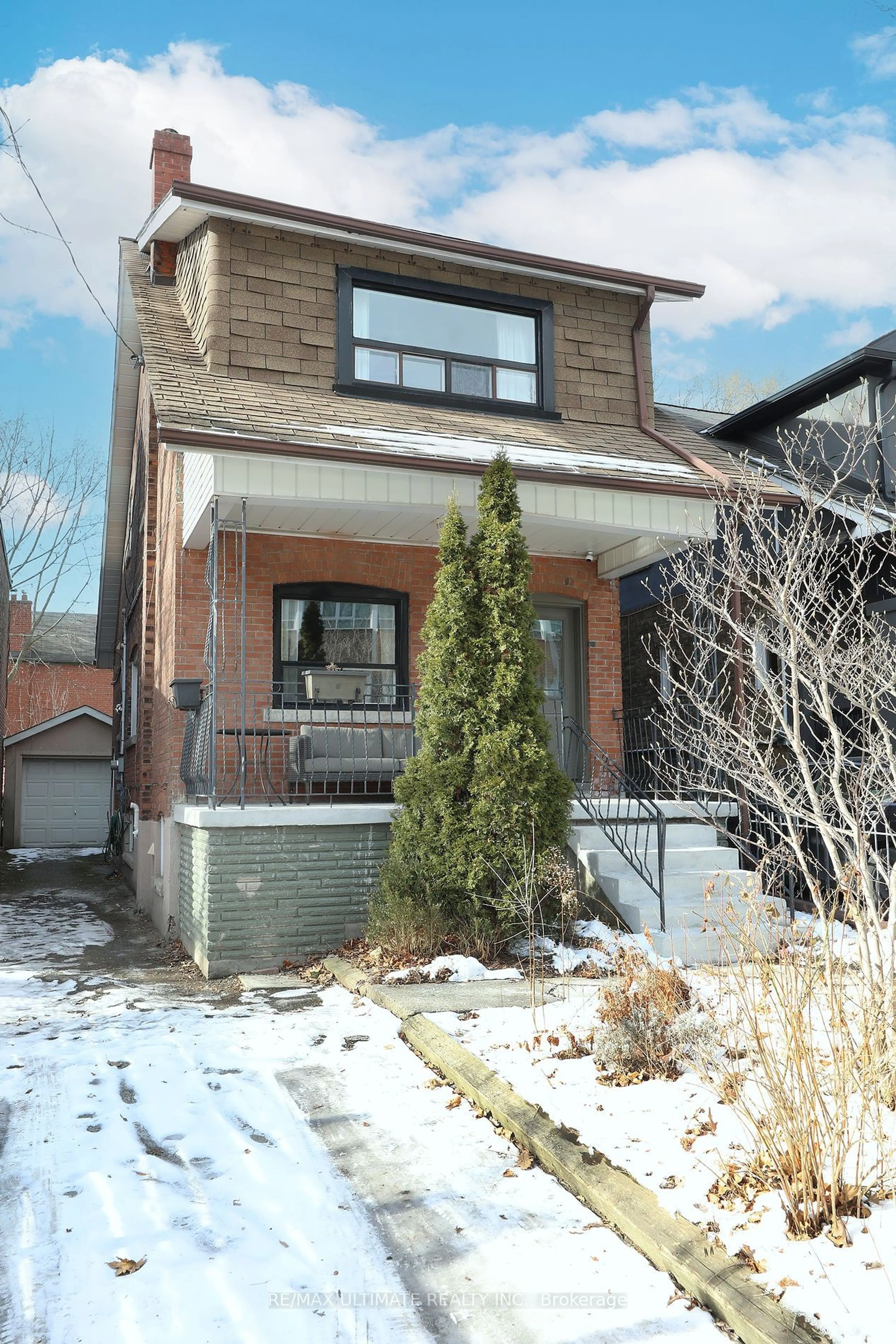 Home with brick exterior material, street for 78 Winona Dr, Toronto Ontario M6G 3S7