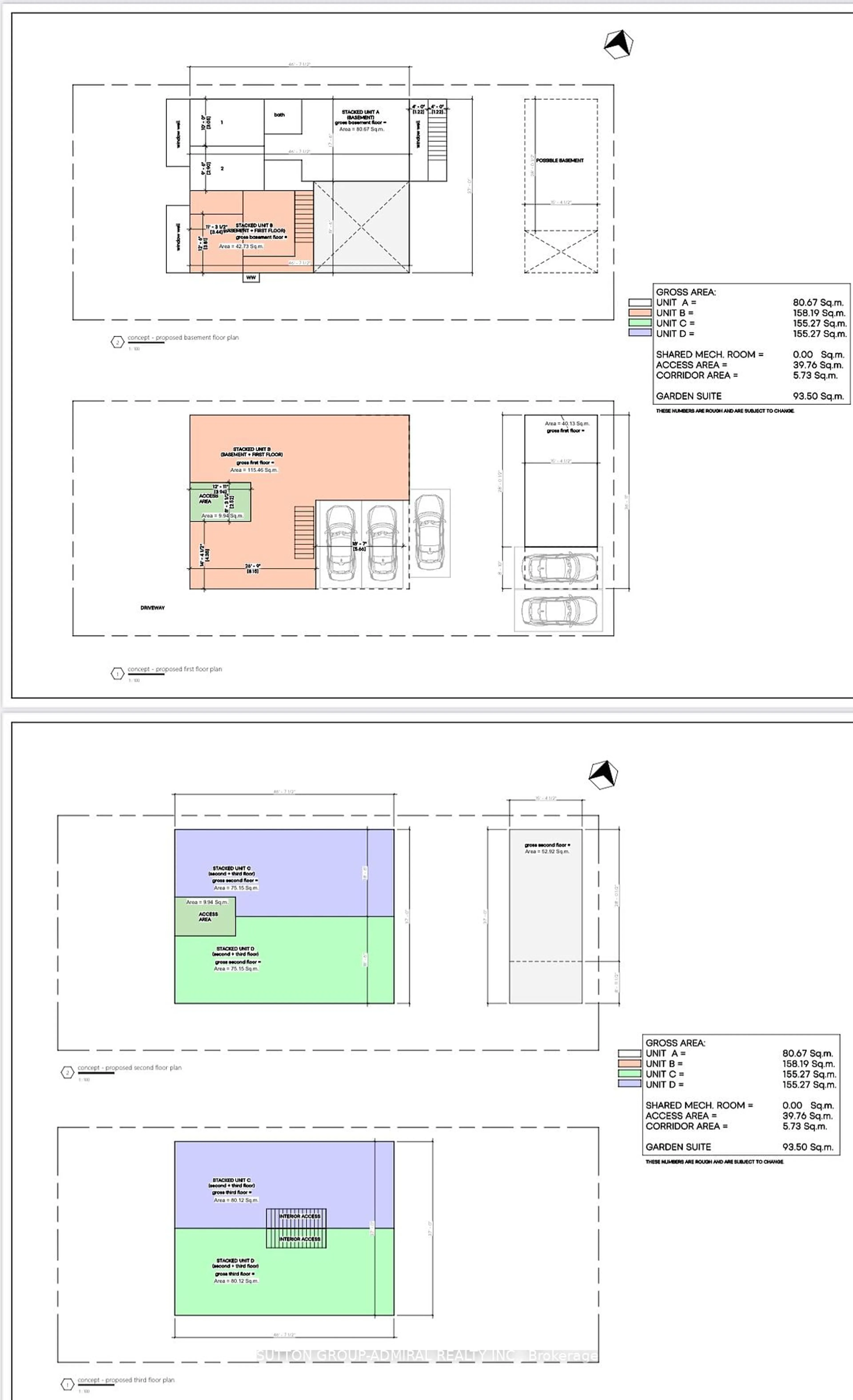 Floor plan for 1071 Willowdale Ave, Toronto Ontario M2M 3E5