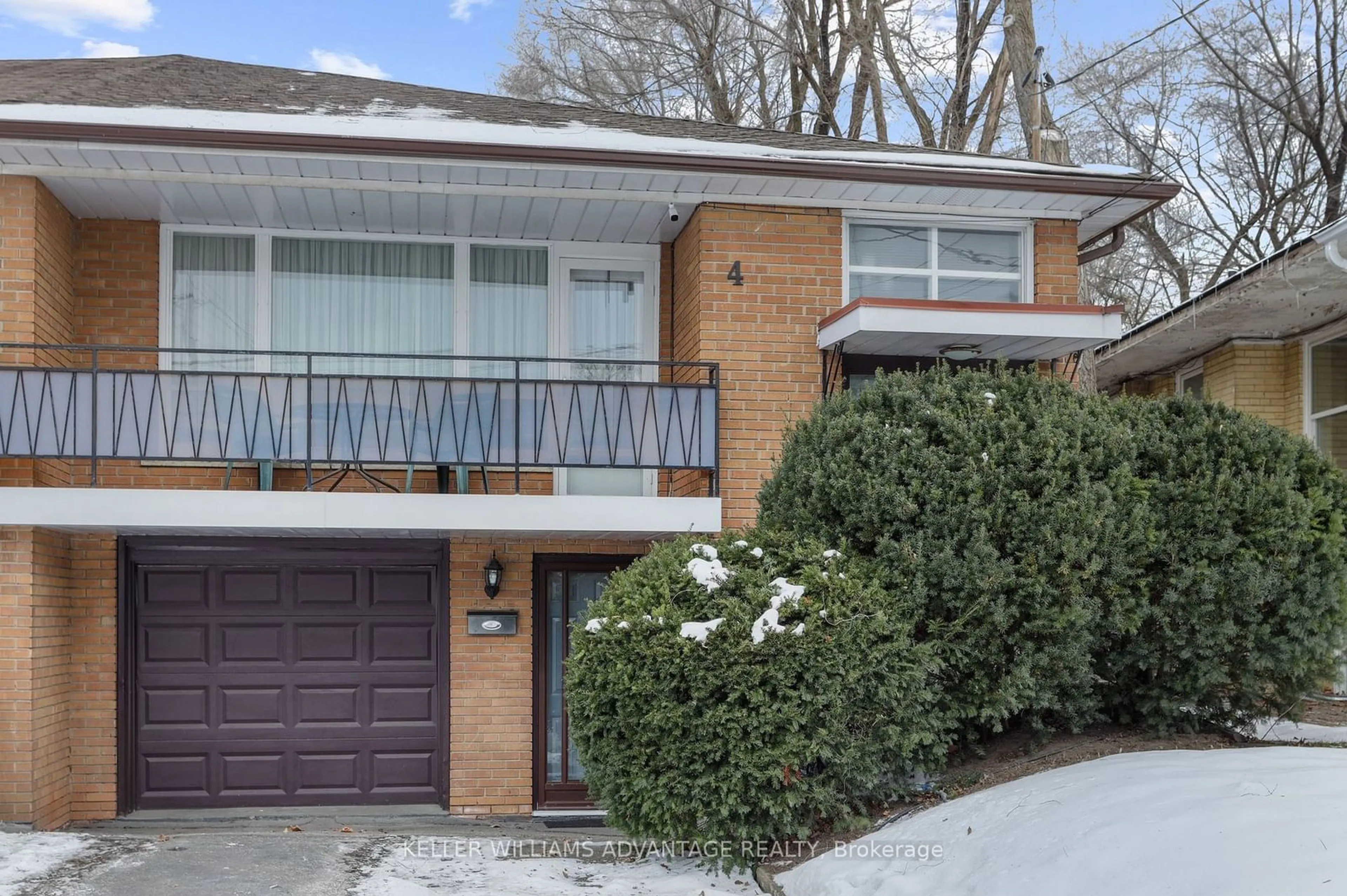 Home with brick exterior material, street for 4 Carscadden Dr, Toronto Ontario M2R 2A7