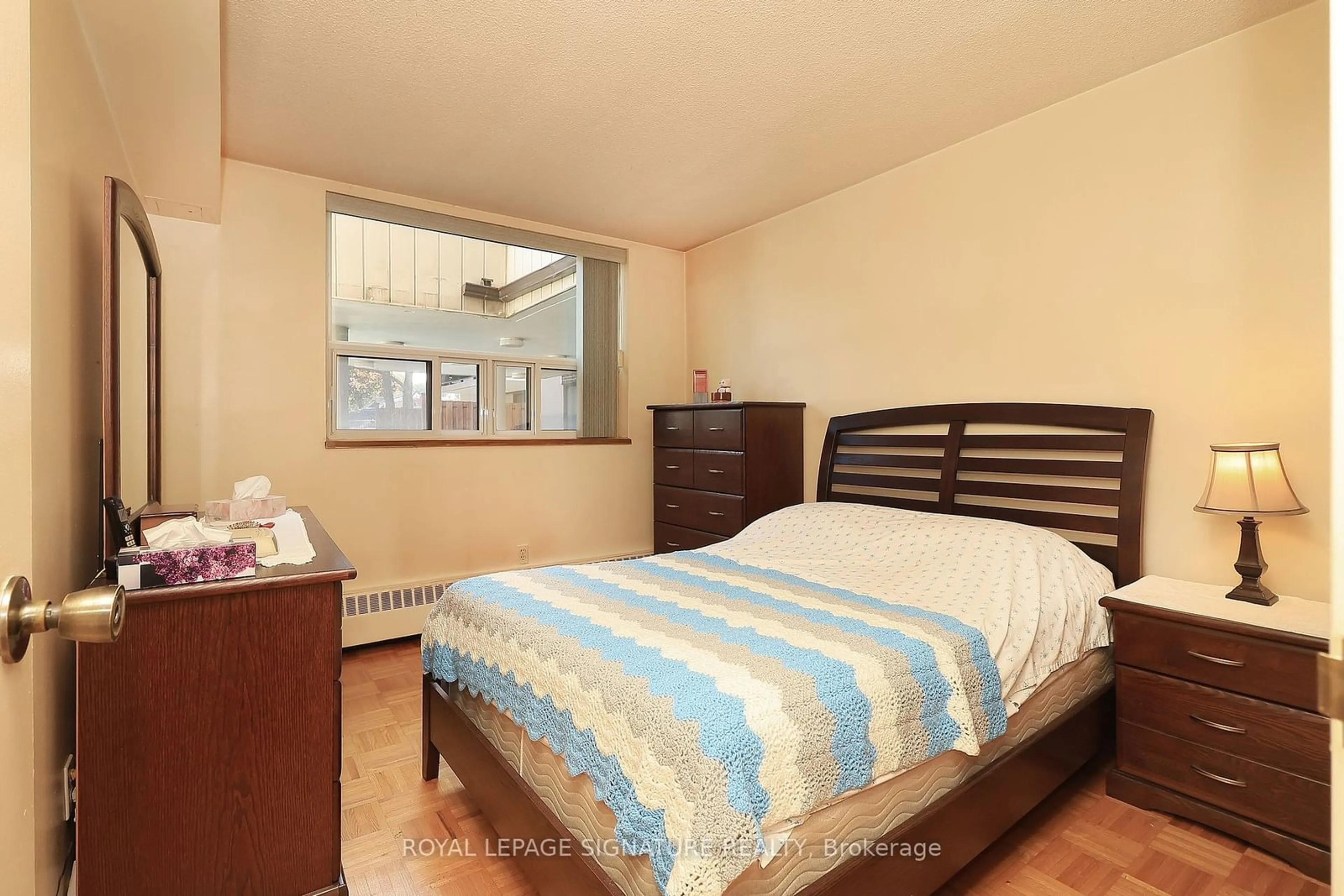 Bedroom with bed, unknown for 20 Sunrise Ave #114, Toronto Ontario M4A 2R2