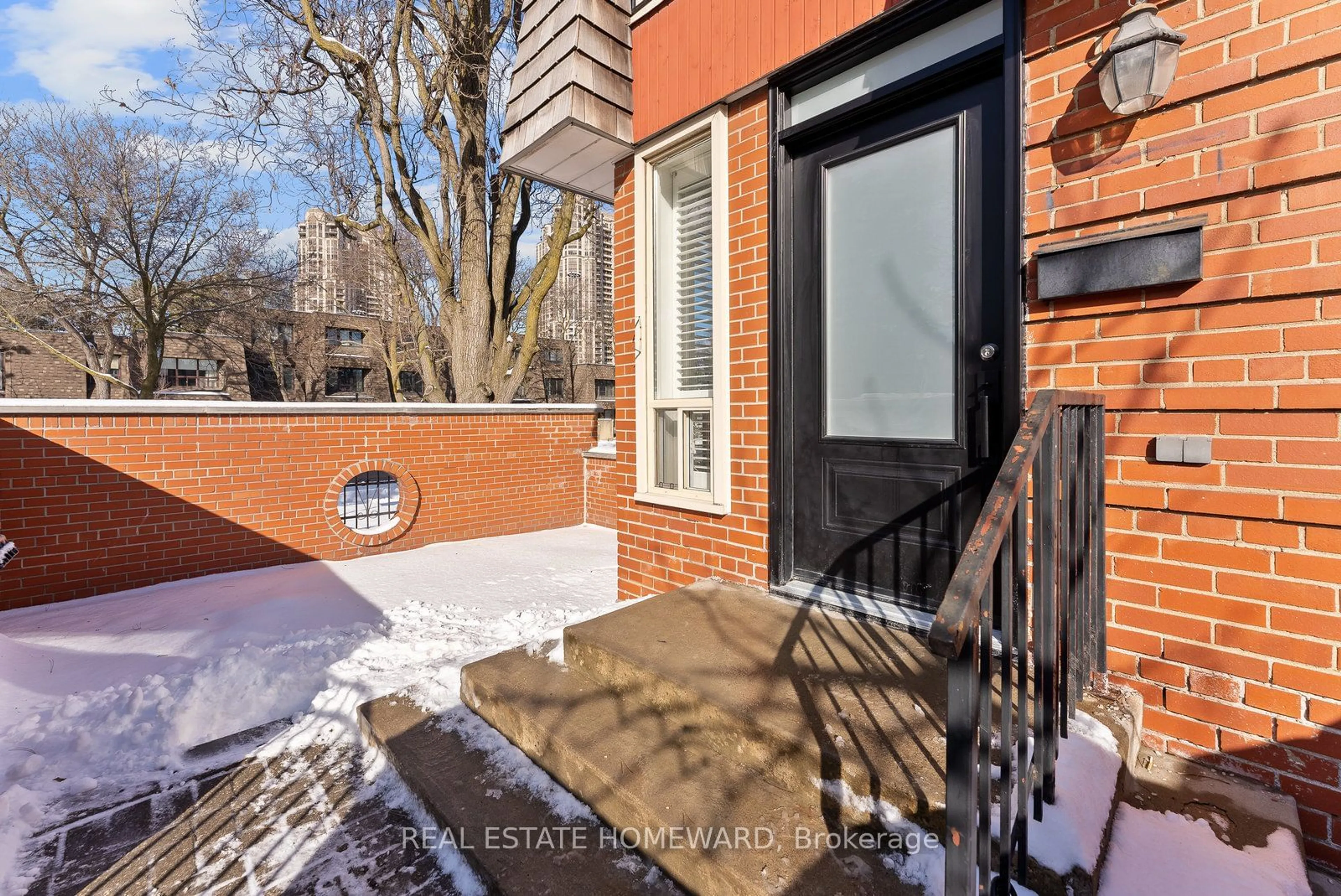 Home with brick exterior material, street for 75 Upper Canada Dr #1, Toronto Ontario M2P 2A2