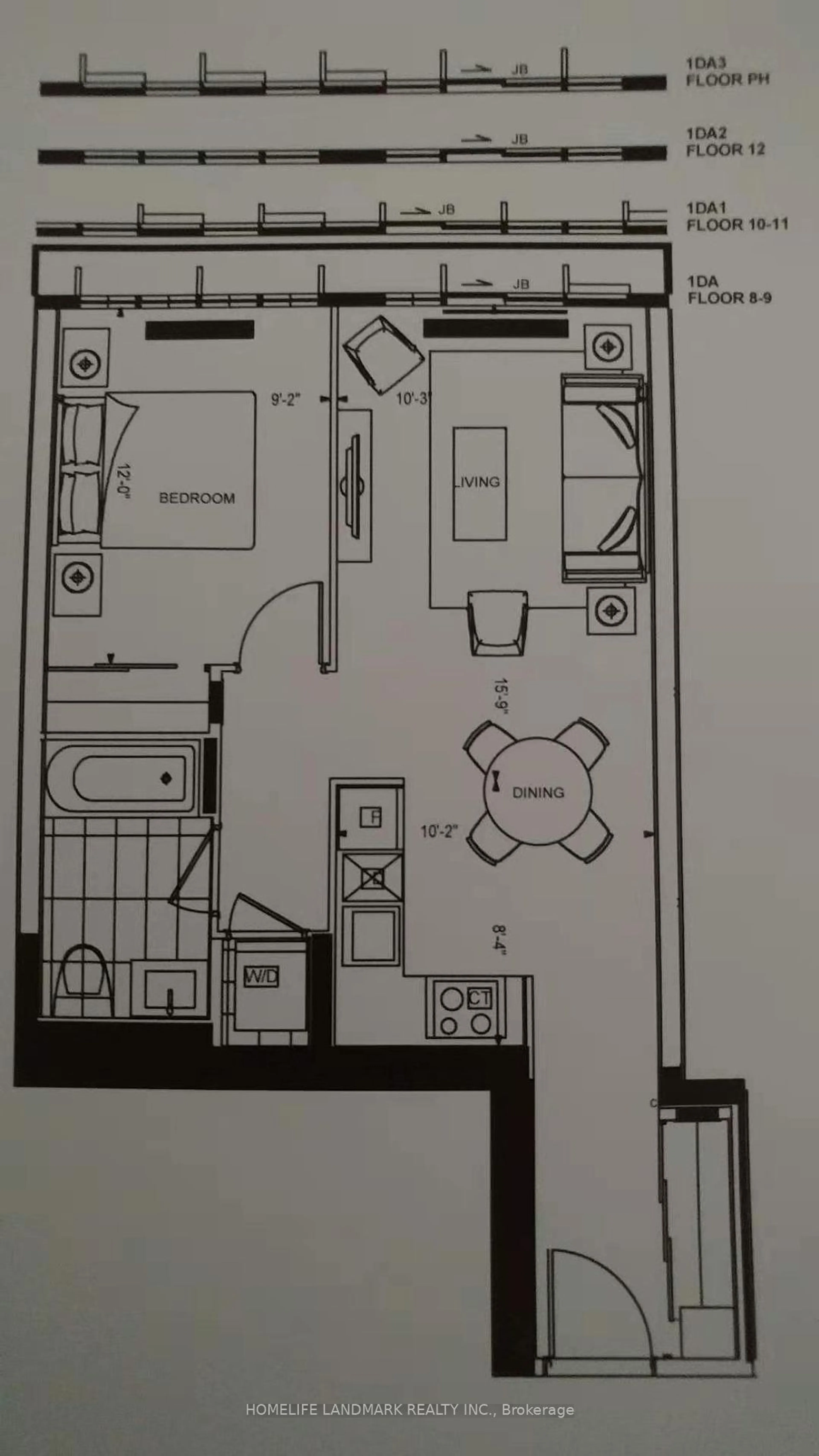 Floor plan for 50 Mccaul St #1101, Toronto Ontario M5T 0B6