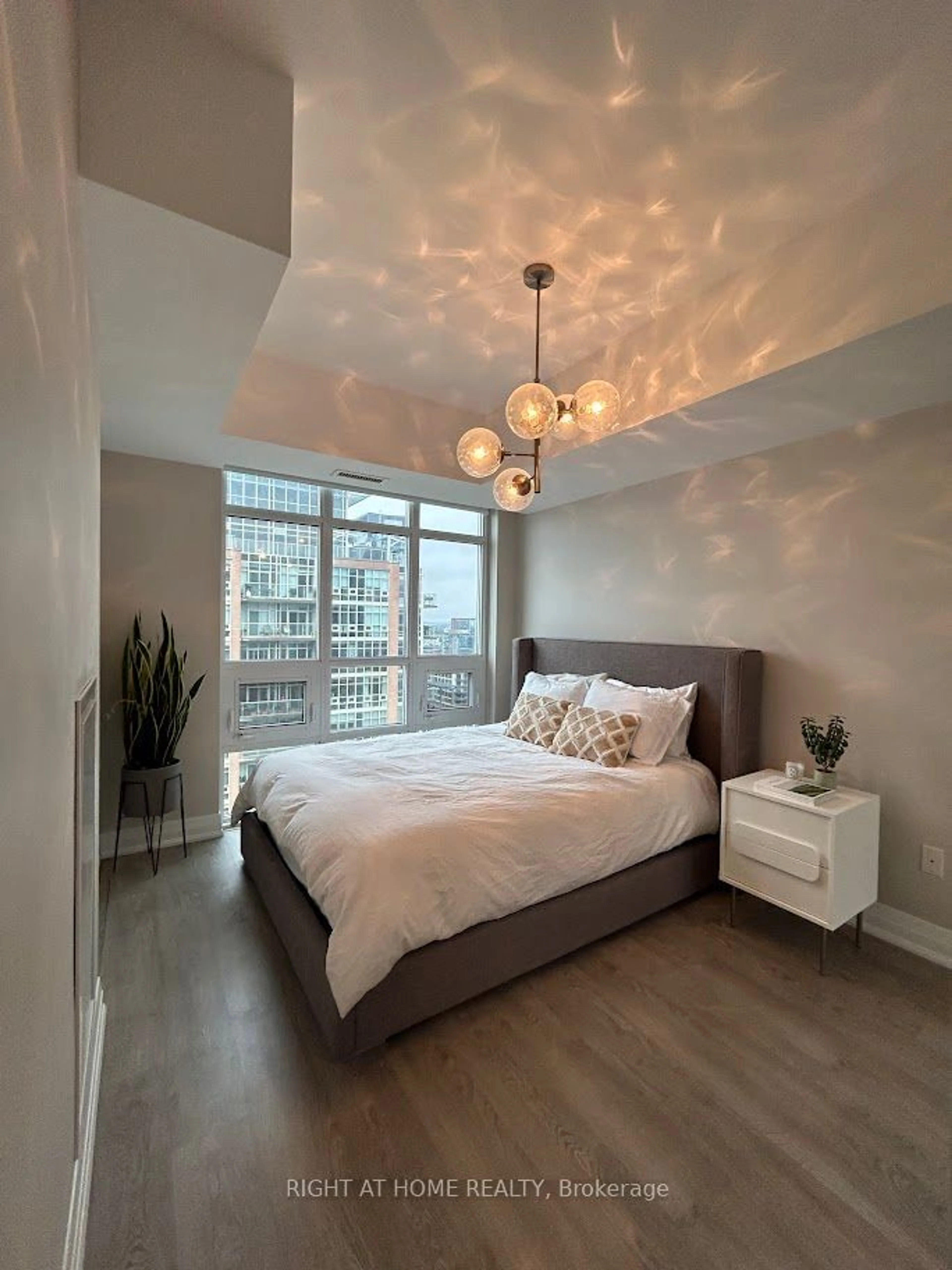 Bedroom with bed, unknown for 65 East Liberty St #2306, Toronto Ontario M6K 3R2