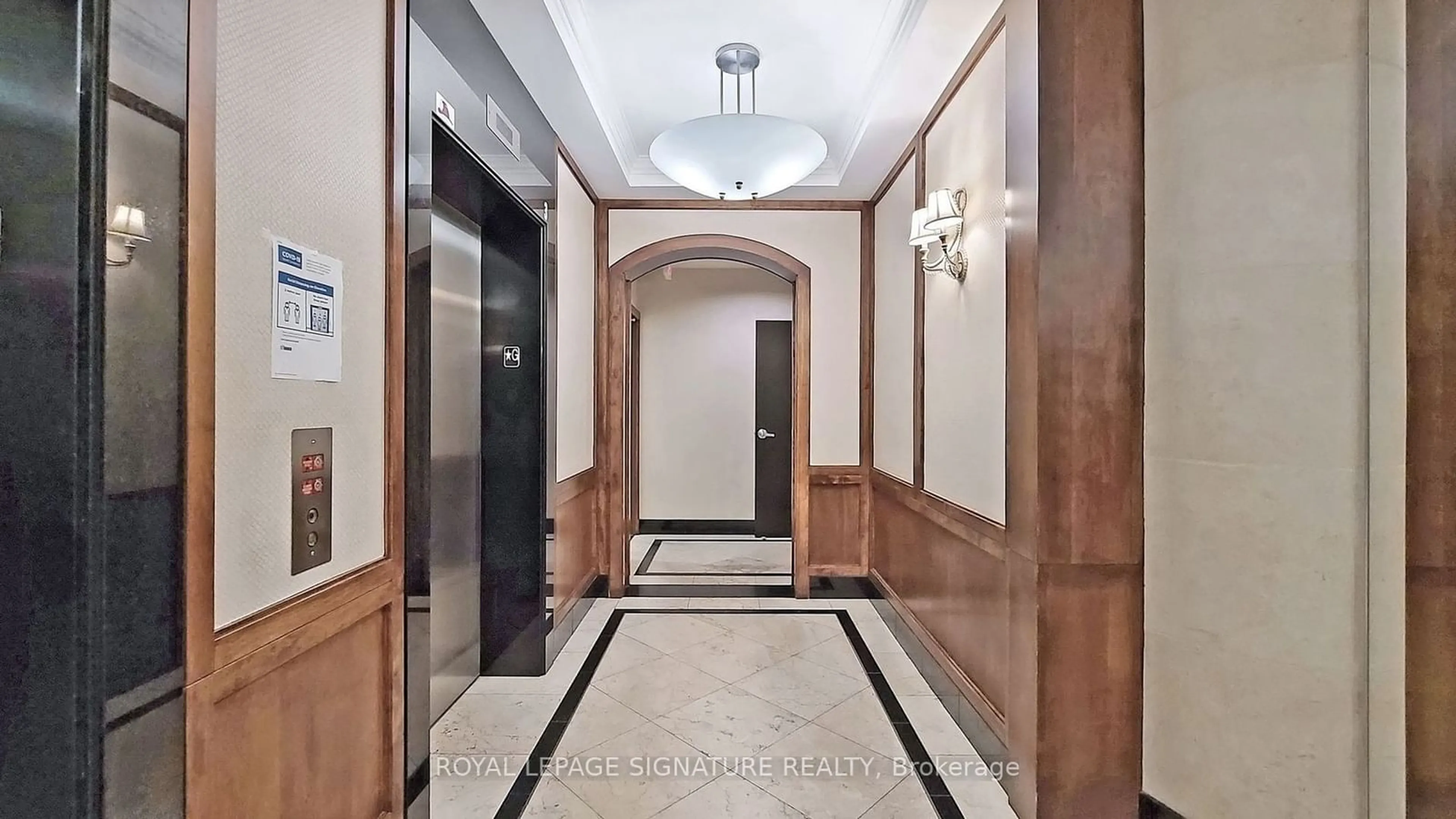 Indoor foyer for 35 Finch Ave #2503, Toronto Ontario M2N 6Z8