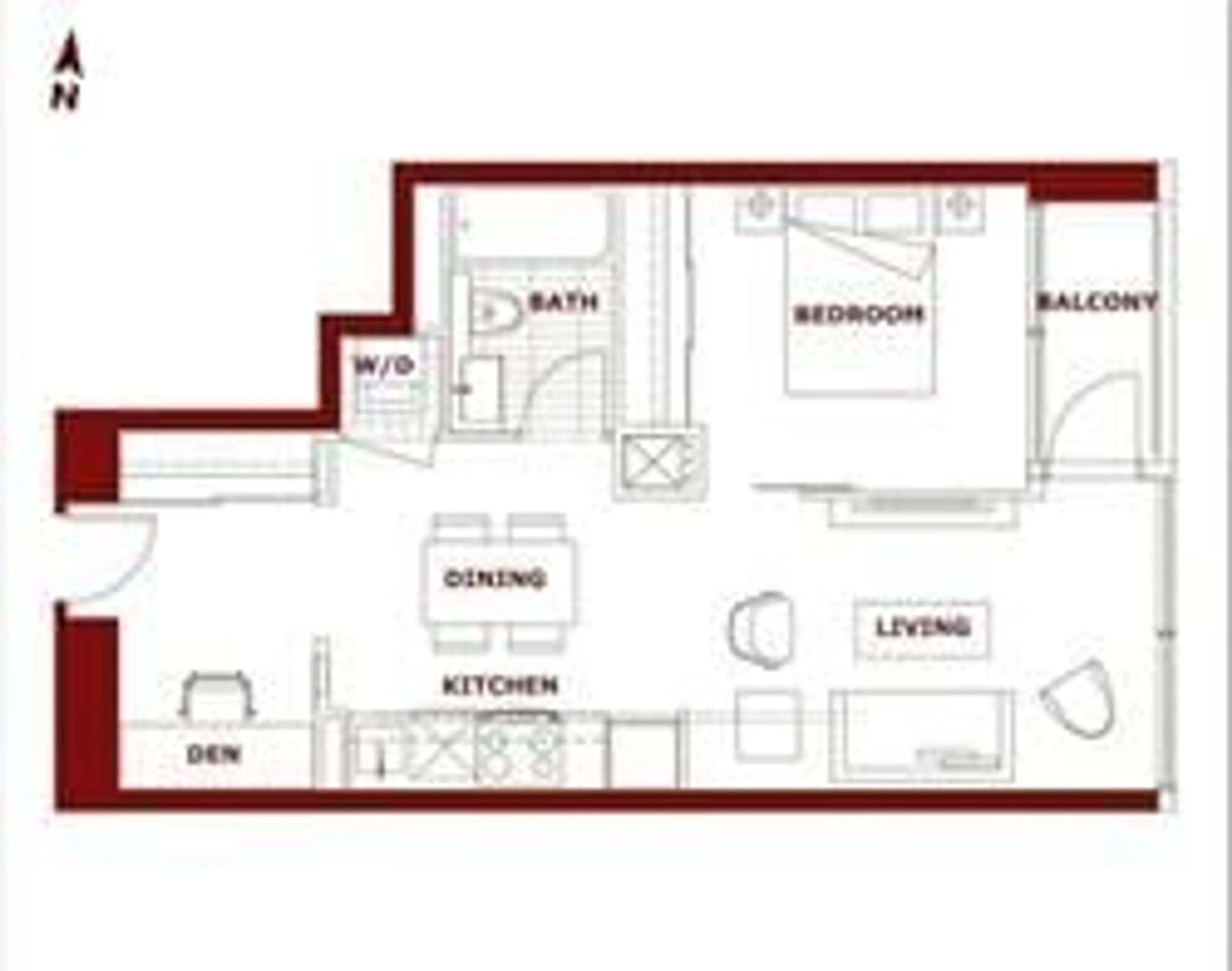 Floor plan for 25 Telegram Mews #1603, Toronto Ontario M5V 3Z2