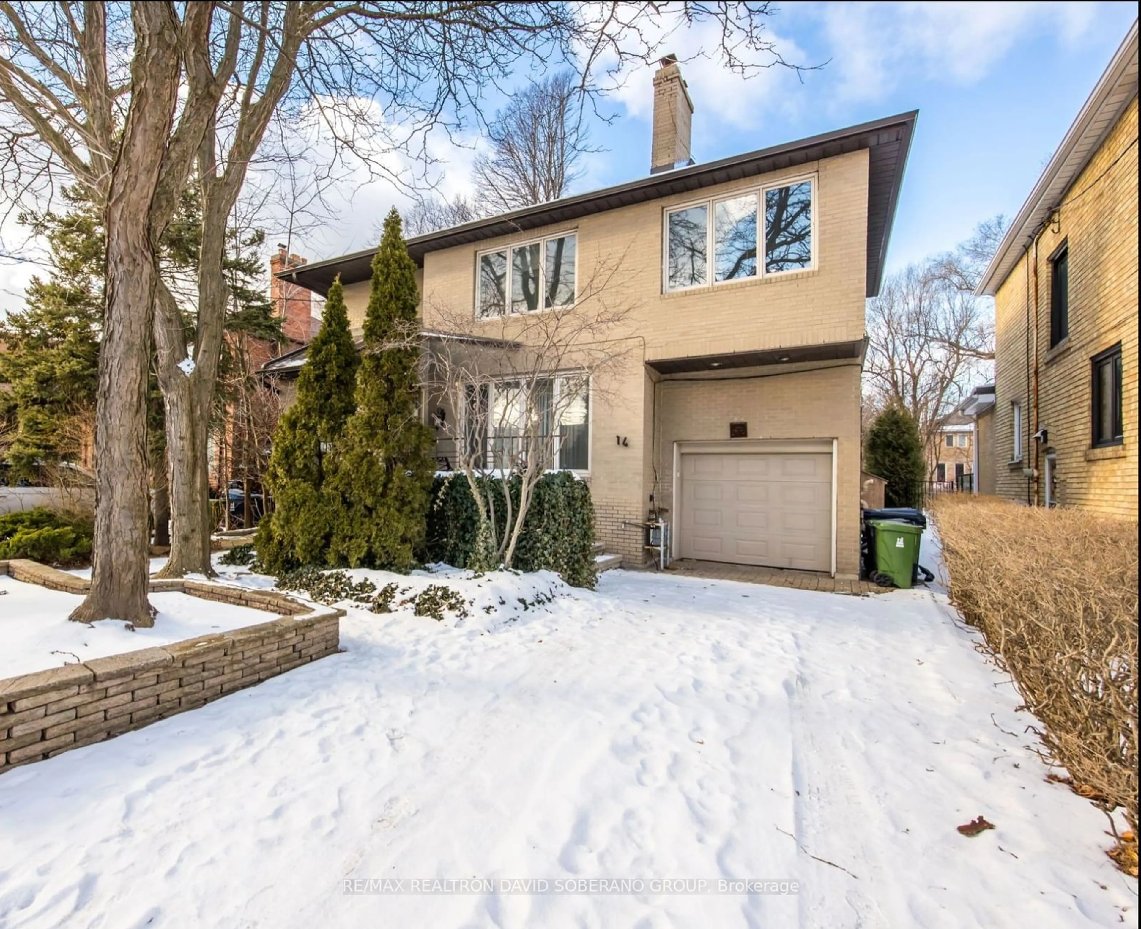 Home with brick exterior material, street for 14 Northmount Ave, Toronto Ontario M3H 1N4