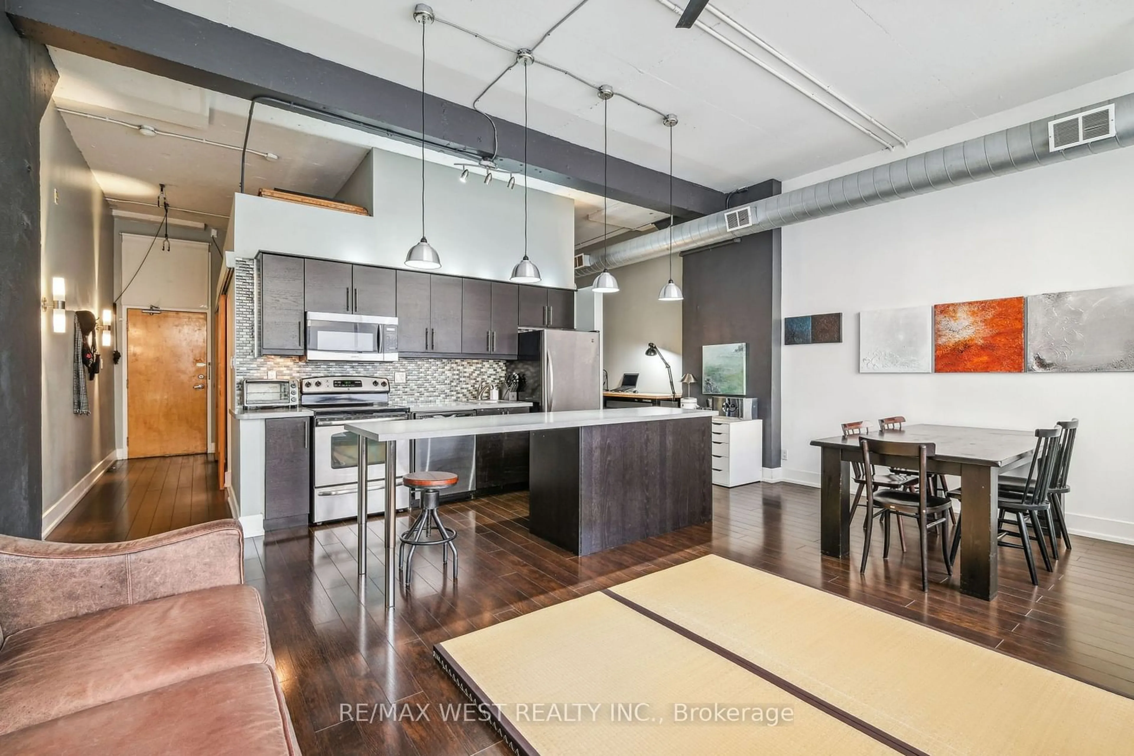 Open concept kitchen, unknown for 365 Dundas St #111, Toronto Ontario M5A 4R9