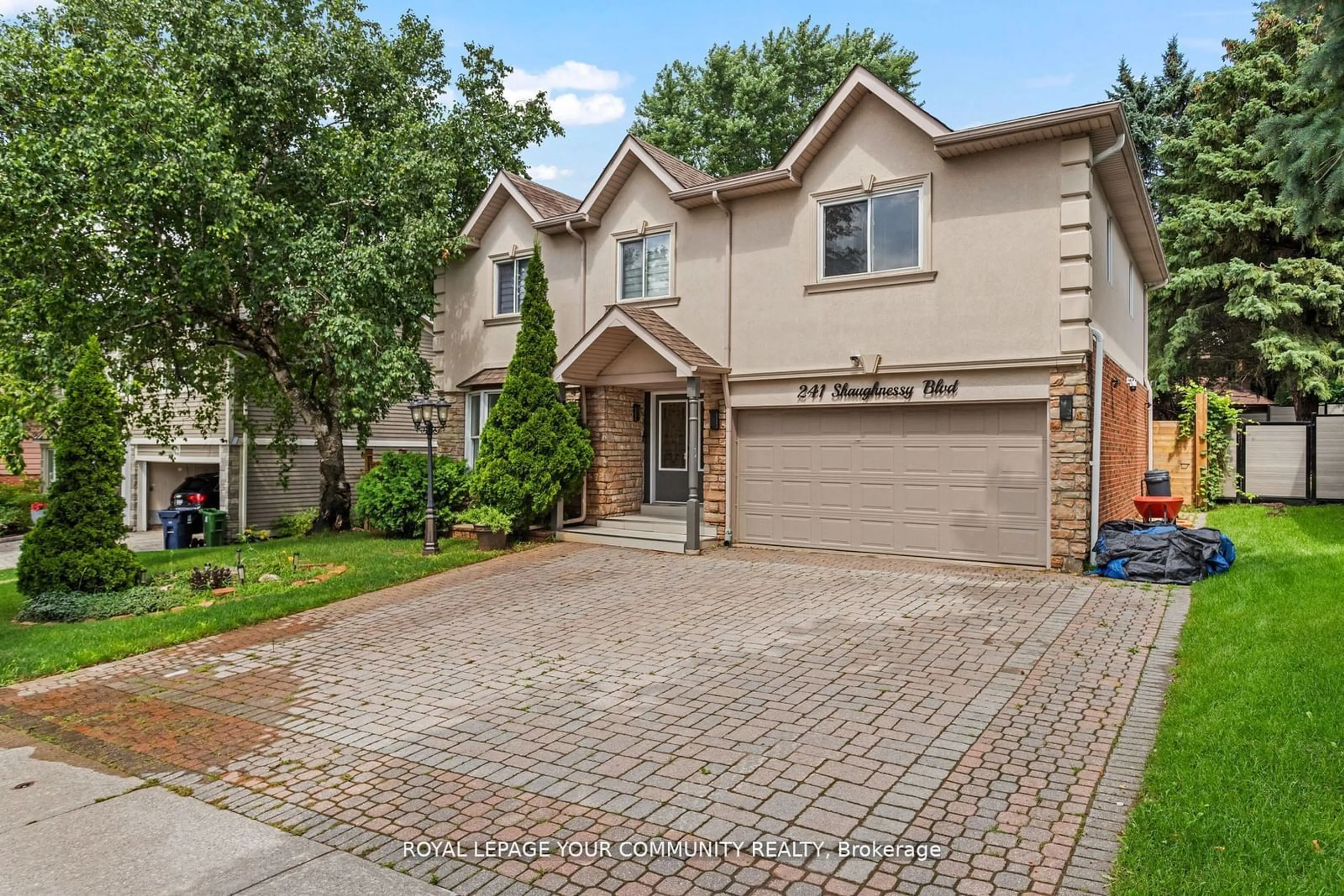 Home with brick exterior material, street for 241 Shaughnessy Blvd, Toronto Ontario M2J 1K5