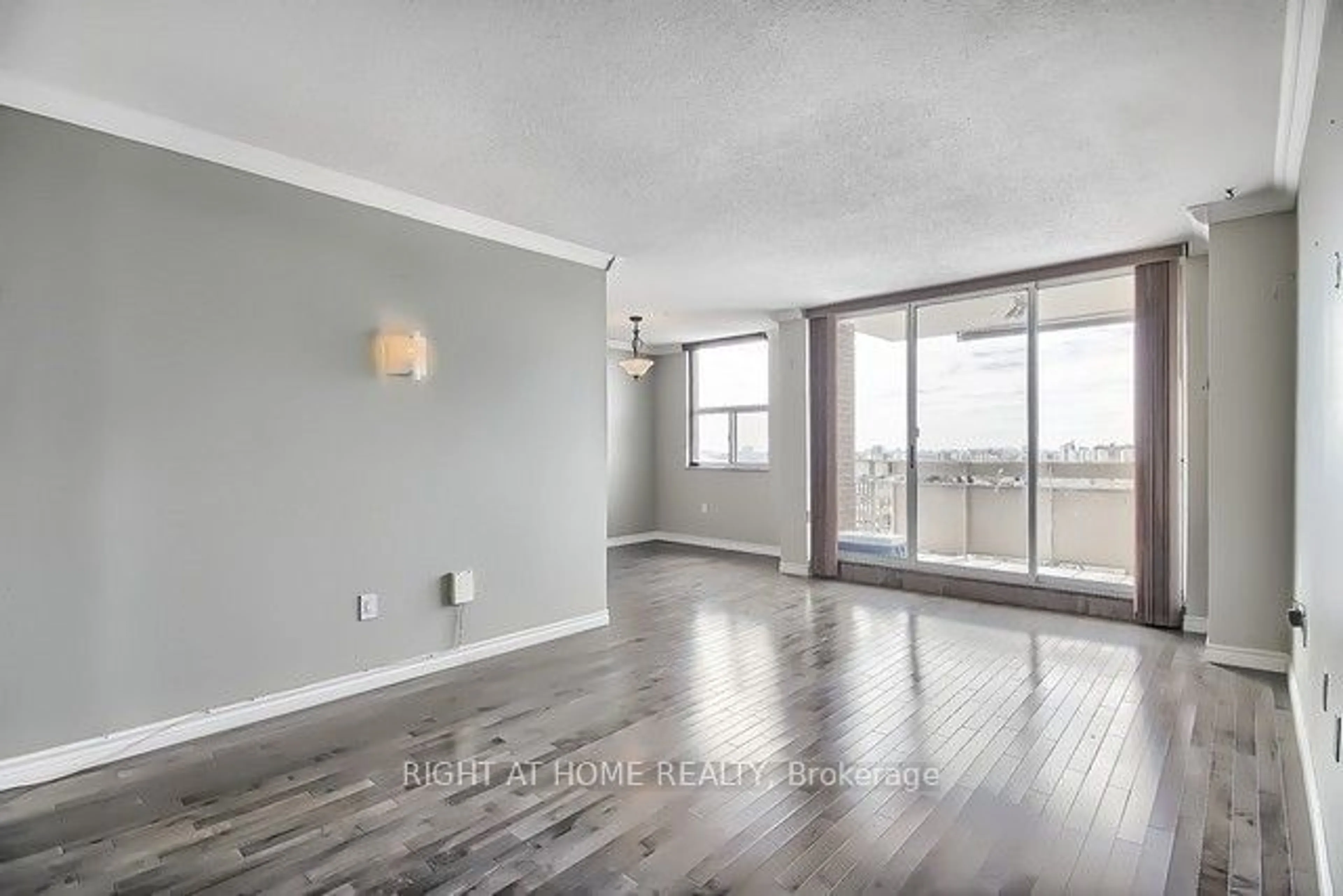 Living room with furniture, wood/laminate floor for 205 Hilda Ave #1610, Toronto Ontario M2M 4B1