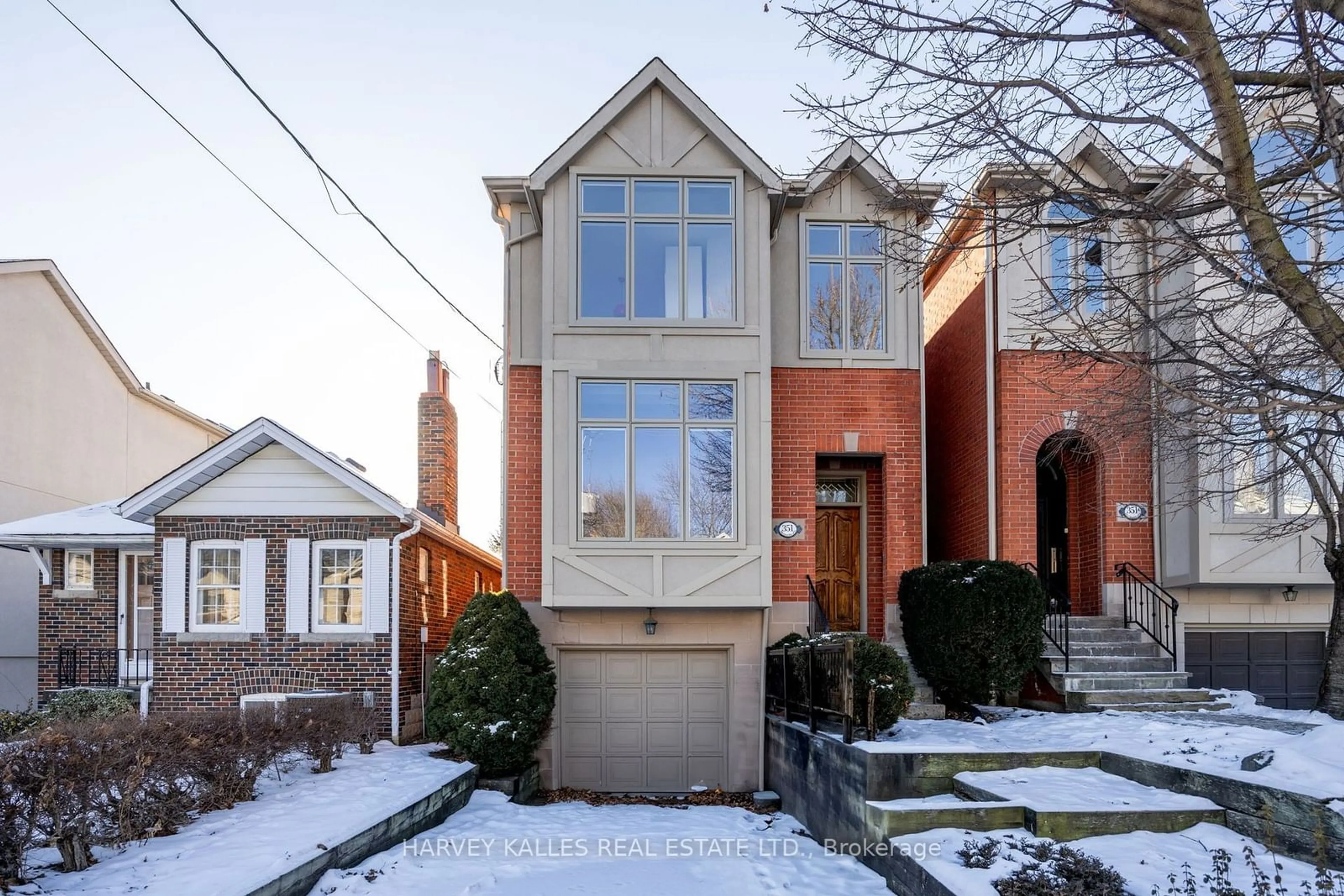 Home with brick exterior material, street for 351 Deloraine Ave, Toronto Ontario M5M 2B7