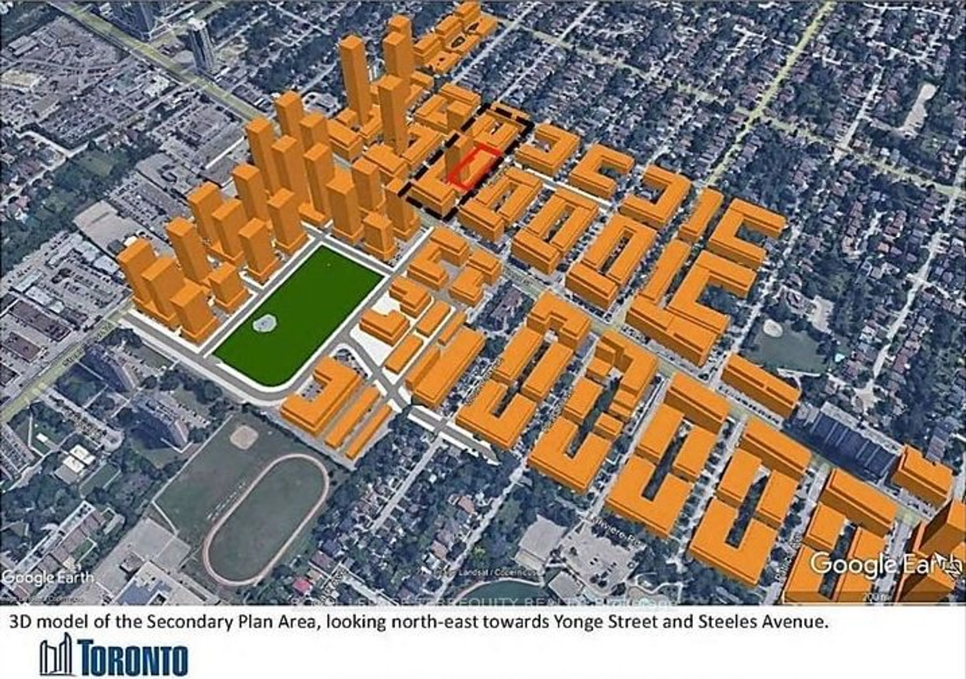 Picture of a map for 33 Athabaska Ave, Toronto Ontario M2M 2T6