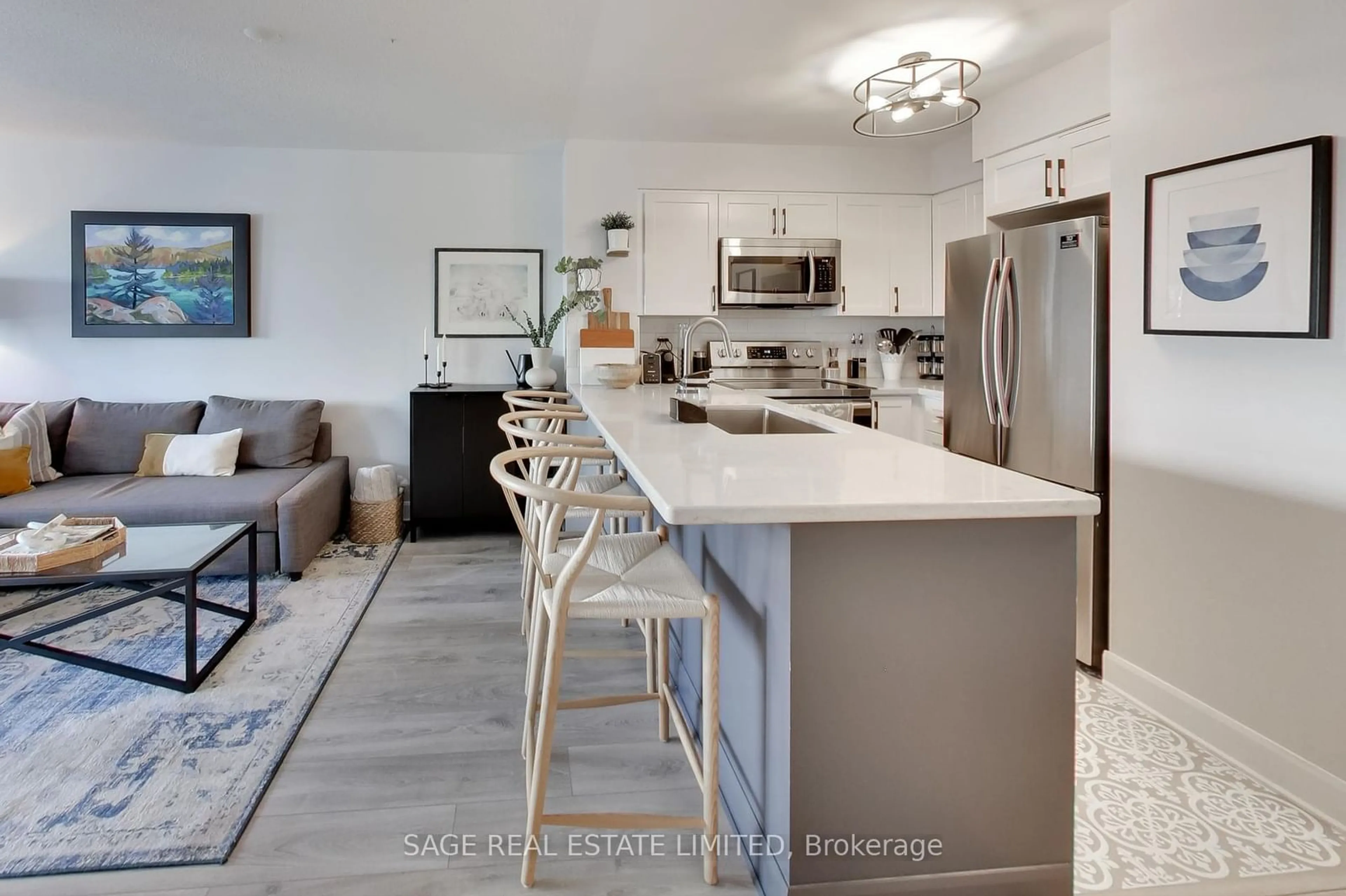 Open concept kitchen, ceramic/tile floor for 225 Merton St St #610, Toronto Ontario M4S 3H1