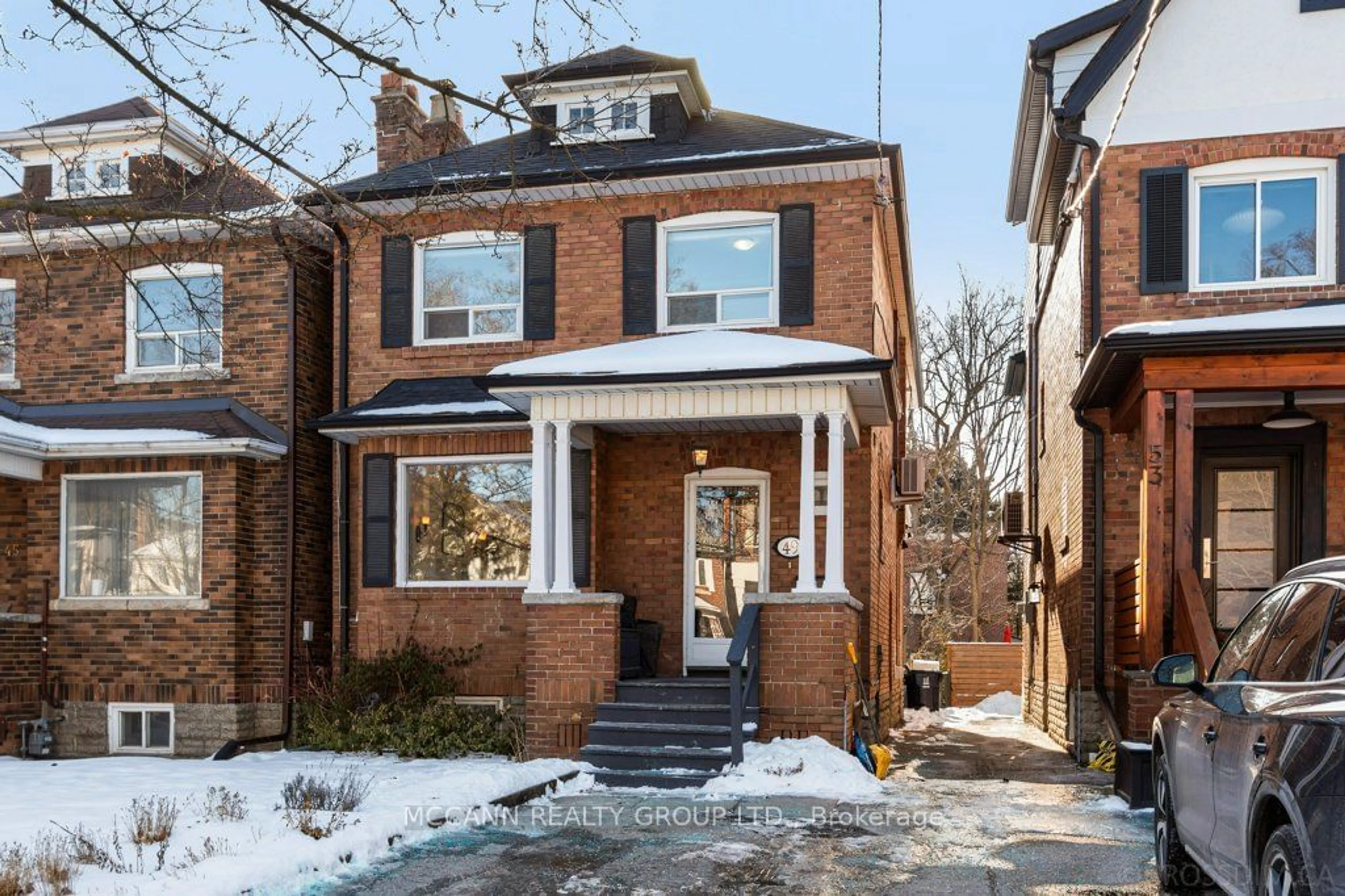 Home with brick exterior material, street for 49 St Germain Ave, Toronto Ontario M5M 1V9