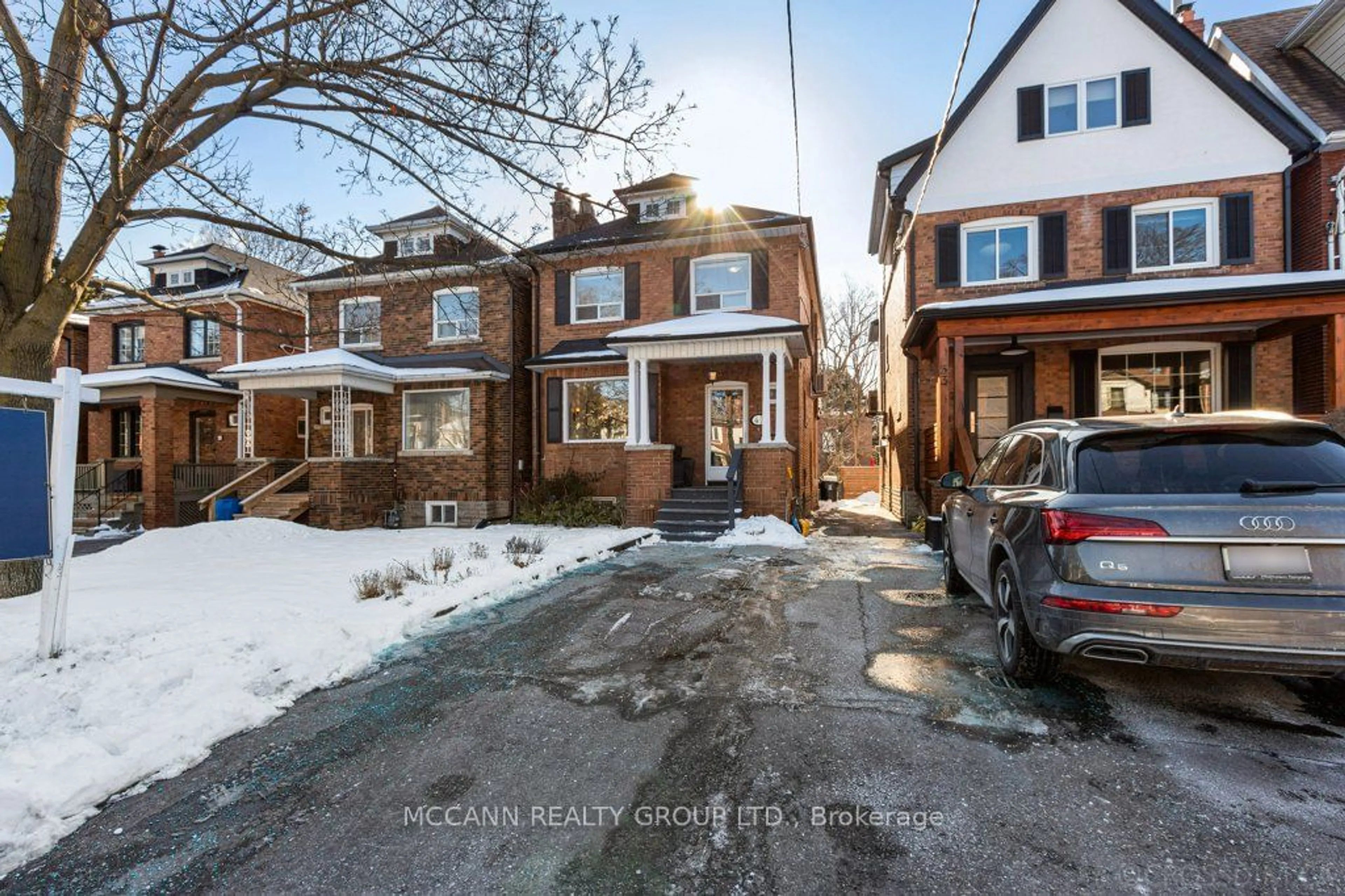 Home with brick exterior material, street for 49 St Germain Ave, Toronto Ontario M5M 1V9