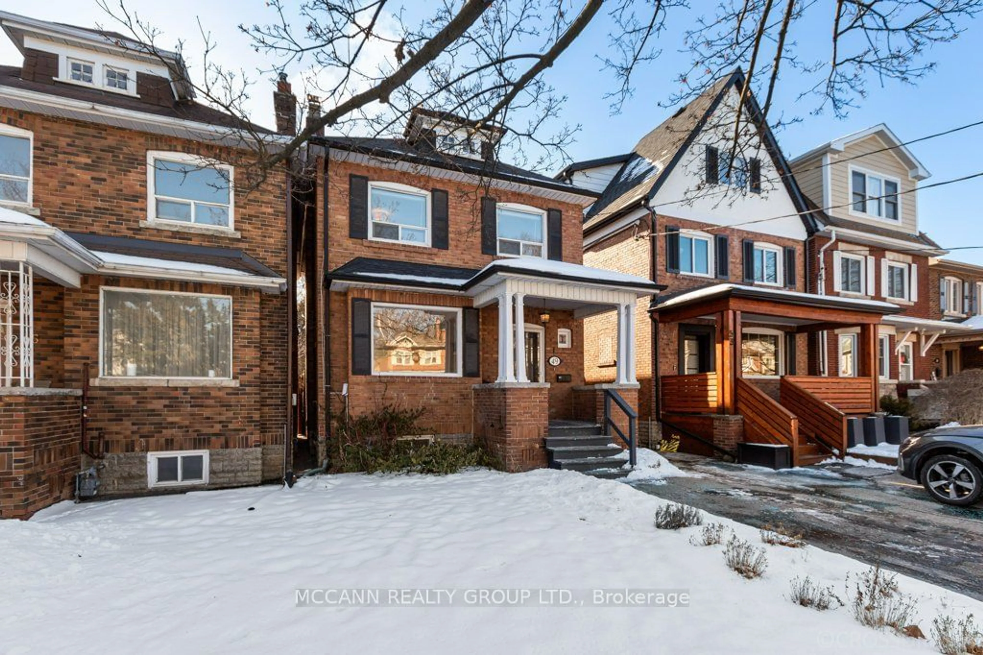 Home with brick exterior material, street for 49 St Germain Ave, Toronto Ontario M5M 1V9