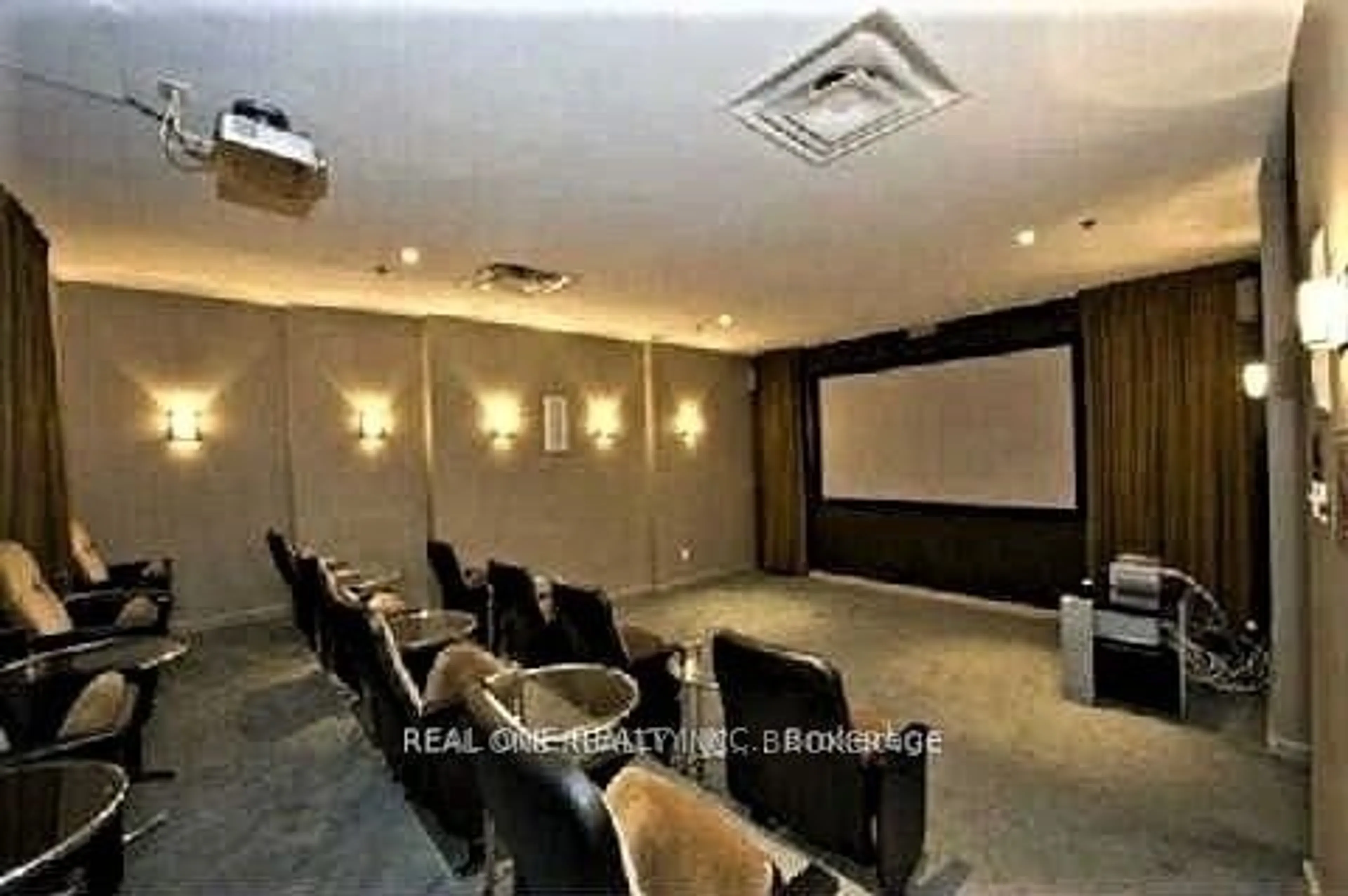 Home theater for 18 Spring Garden Ave #1902, Toronto Ontario M2N 7M2