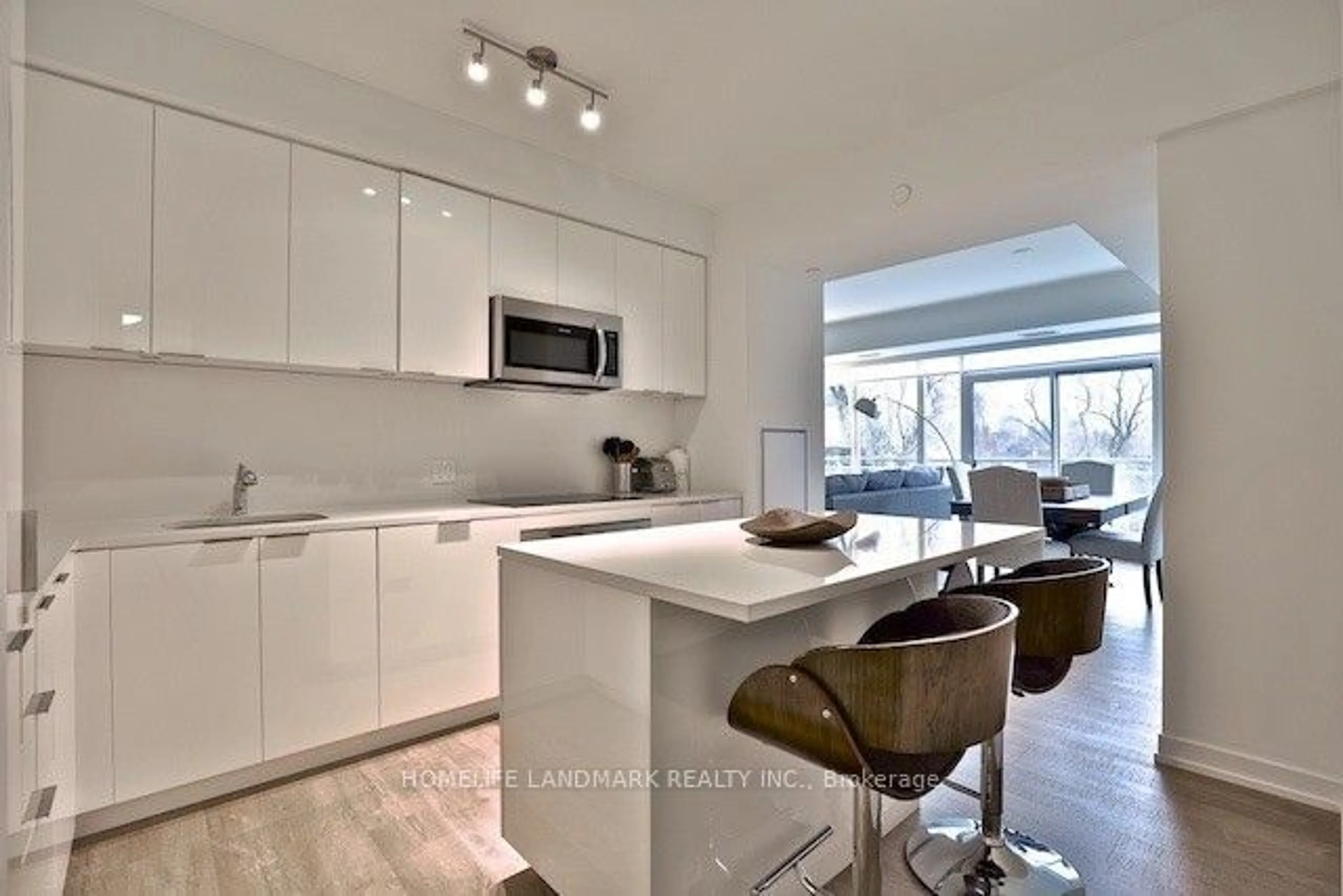 Contemporary kitchen, ceramic/tile floor for 223 St Clair Ave #303, Toronto Ontario M4V 1R3