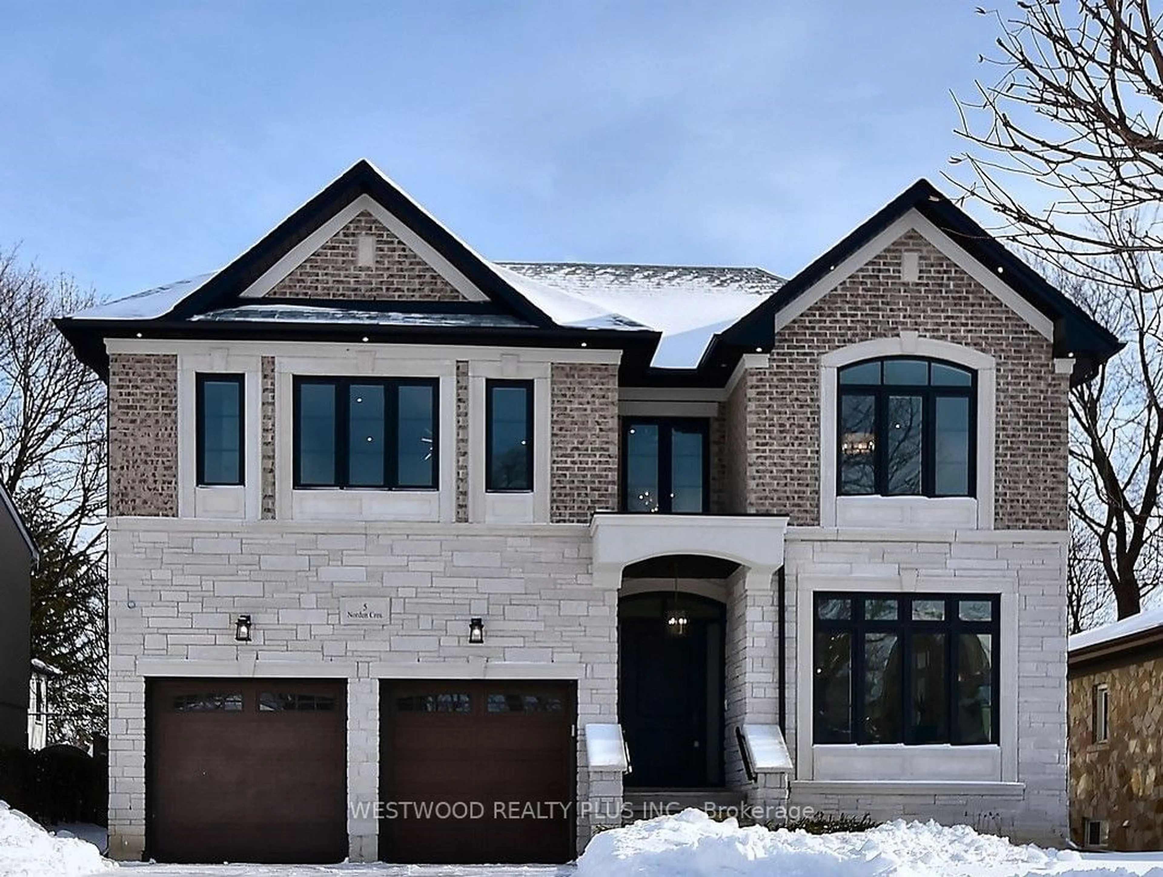 Home with brick exterior material, street for 5 Norden Cres Cres, Toronto Ontario M3B 1B5