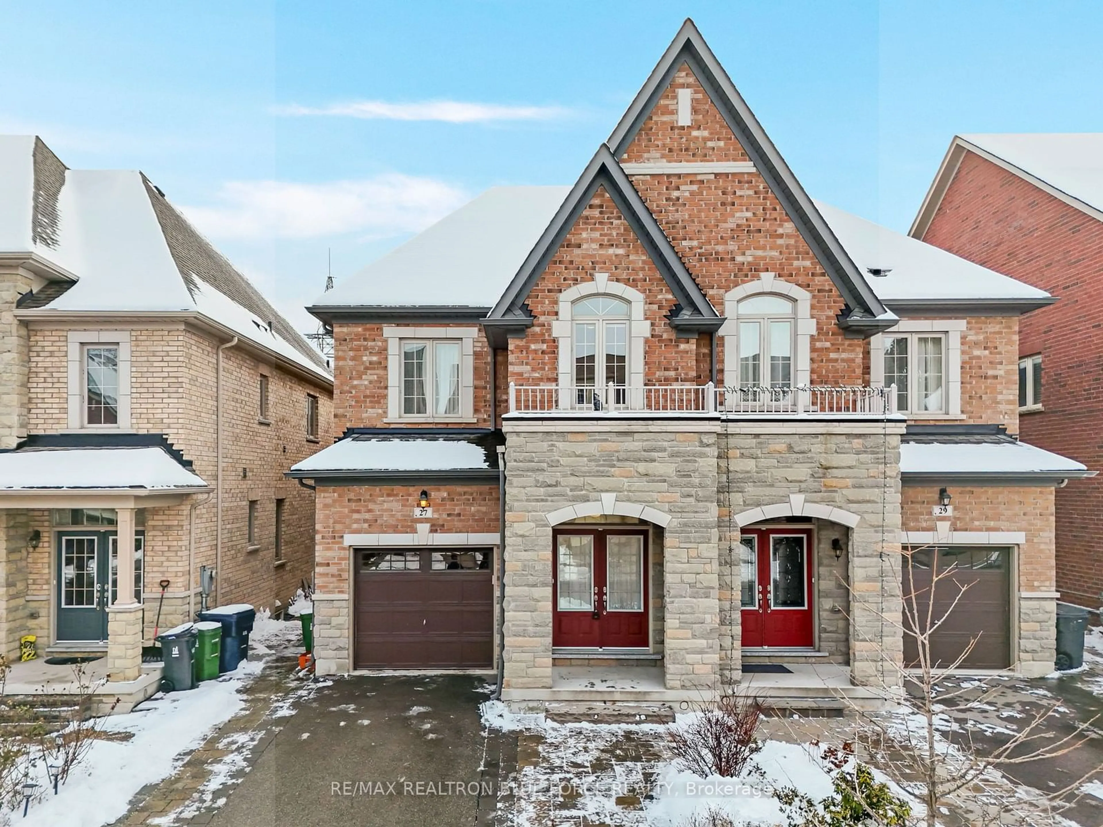 Home with brick exterior material, street for 27 Goldthread Terr, Toronto Ontario M3H 0B9