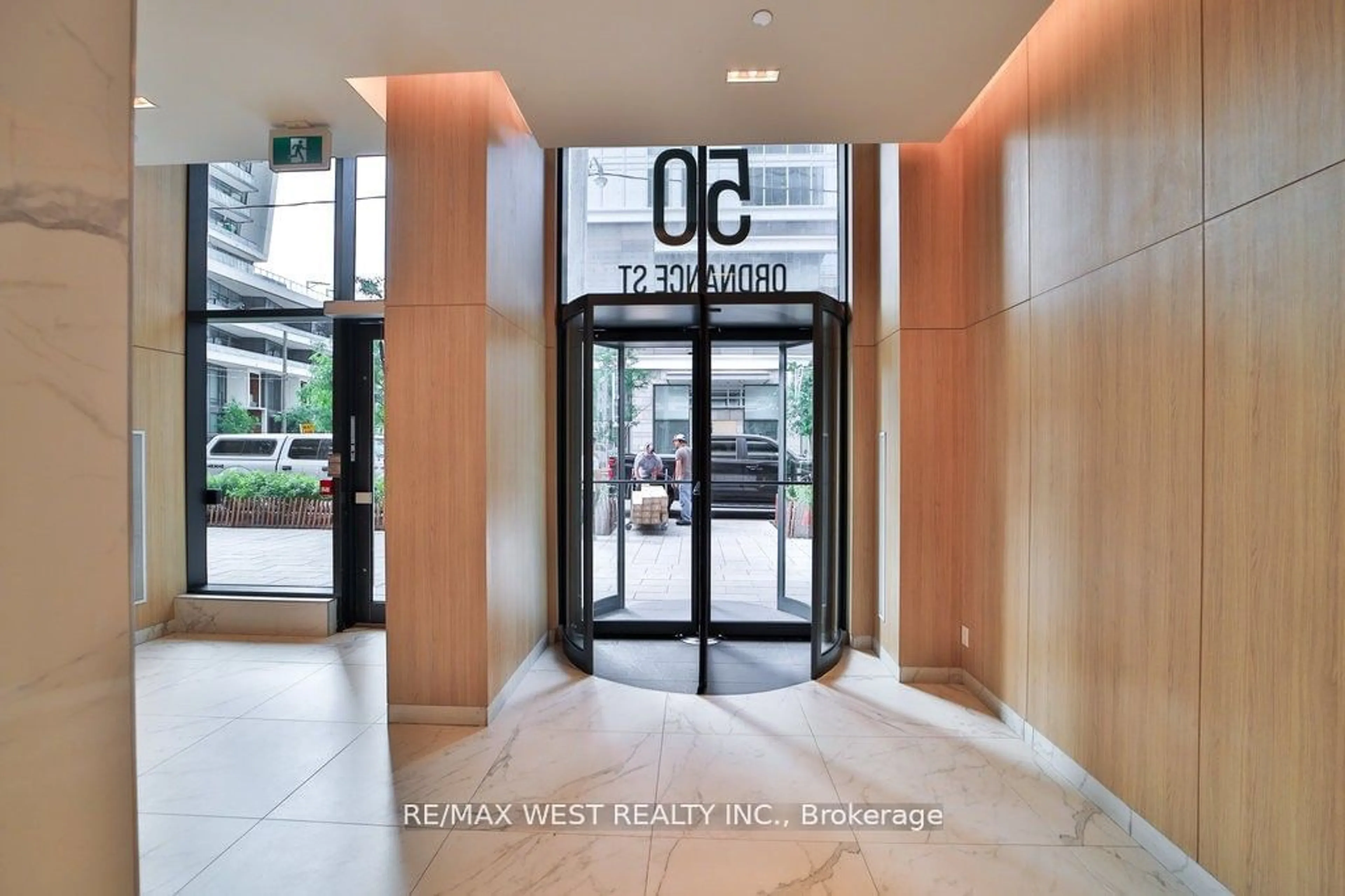 Indoor foyer for 50 Ordnance St #2903, Toronto Ontario M6K 0C9