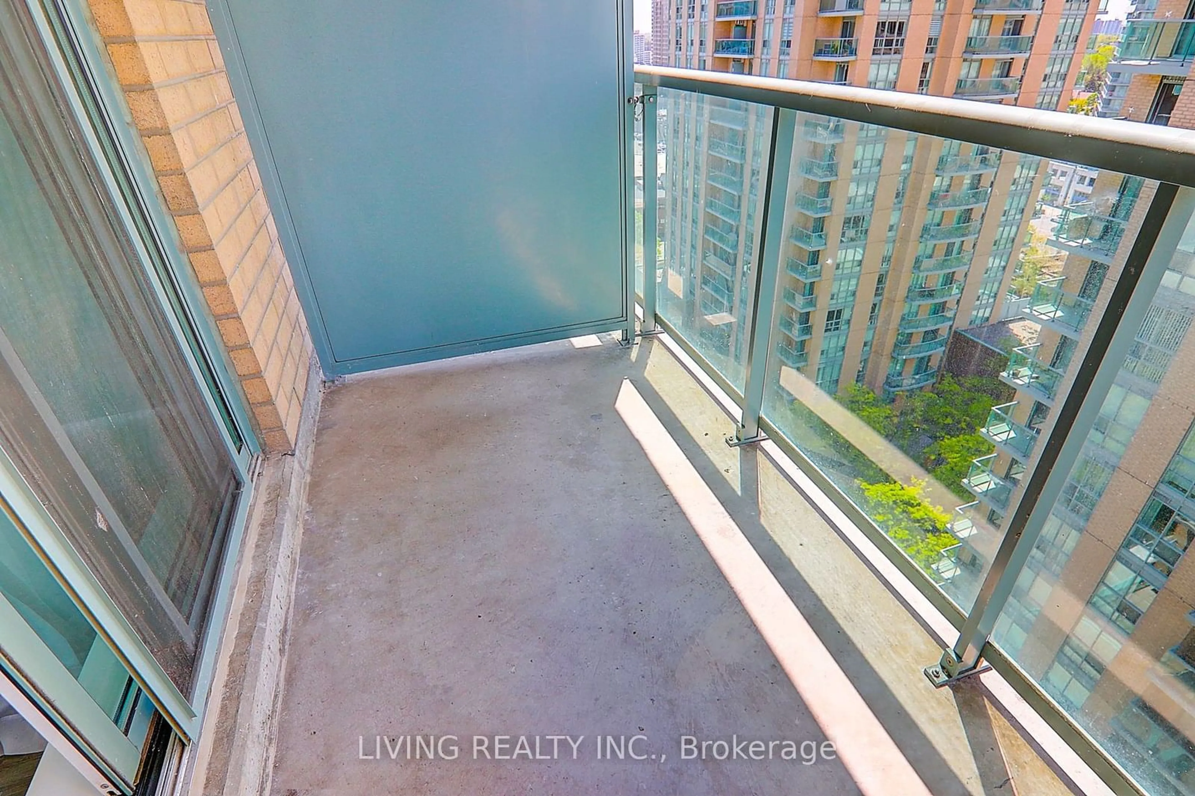 Balcony in the apartment, water/lake/river/ocean view for 26 Olive Ave #1606, Toronto Ontario M2N 7G7