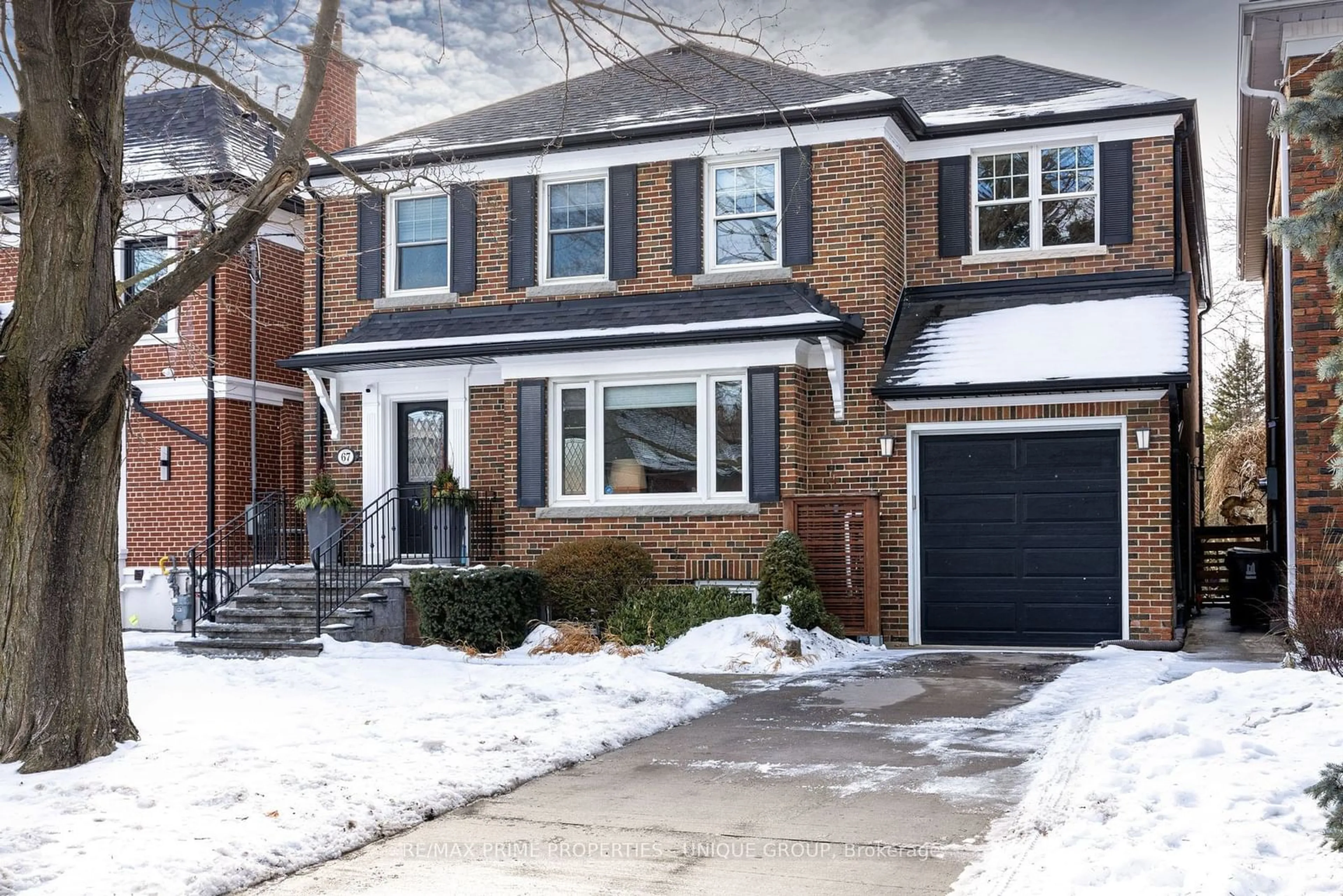 Home with brick exterior material, street for 67 Rykert Cres, Toronto Ontario M4G 2T2