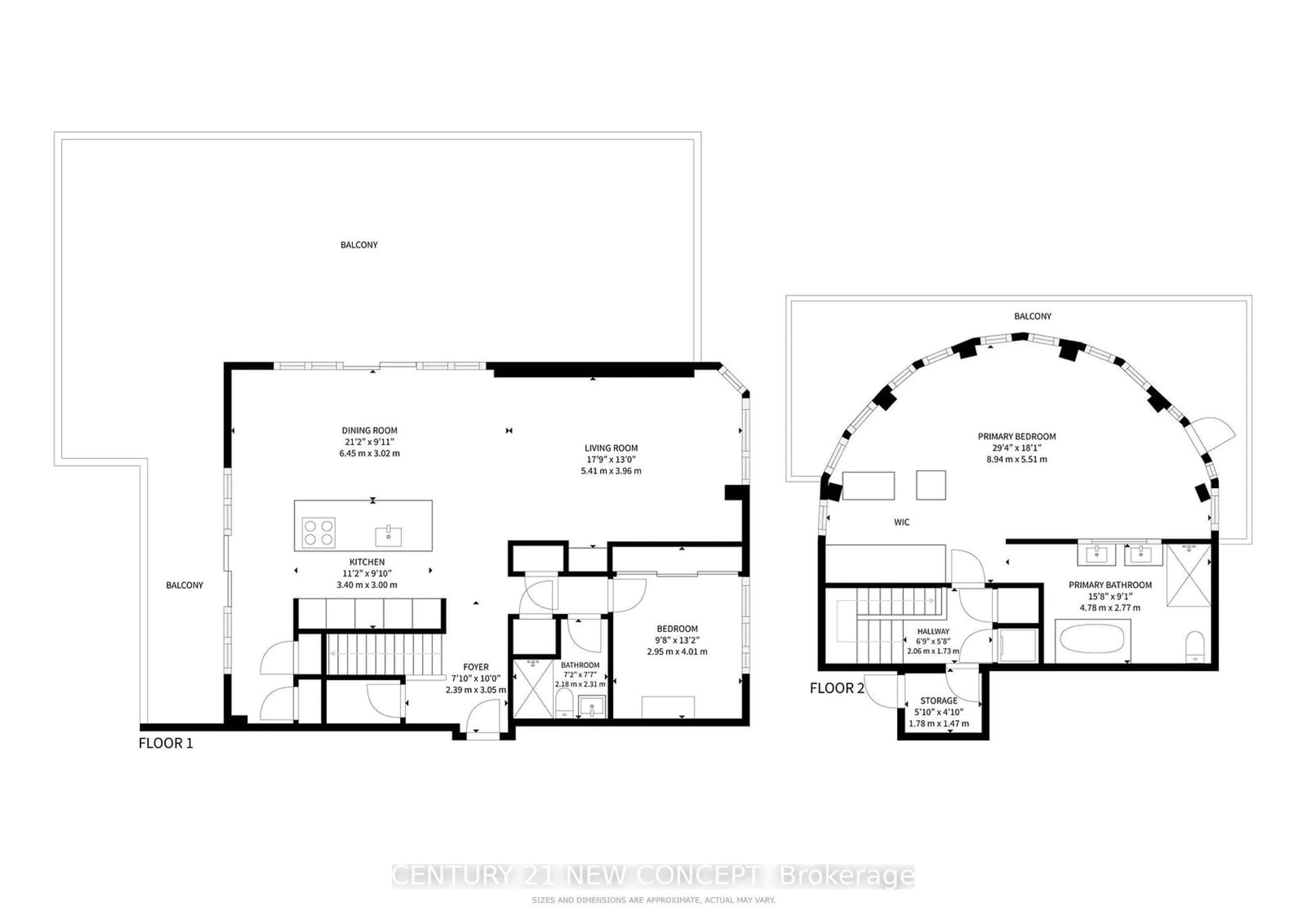 Floor plan for 1 Watergarden Way #501, Toronto Ontario M2K 2Z7