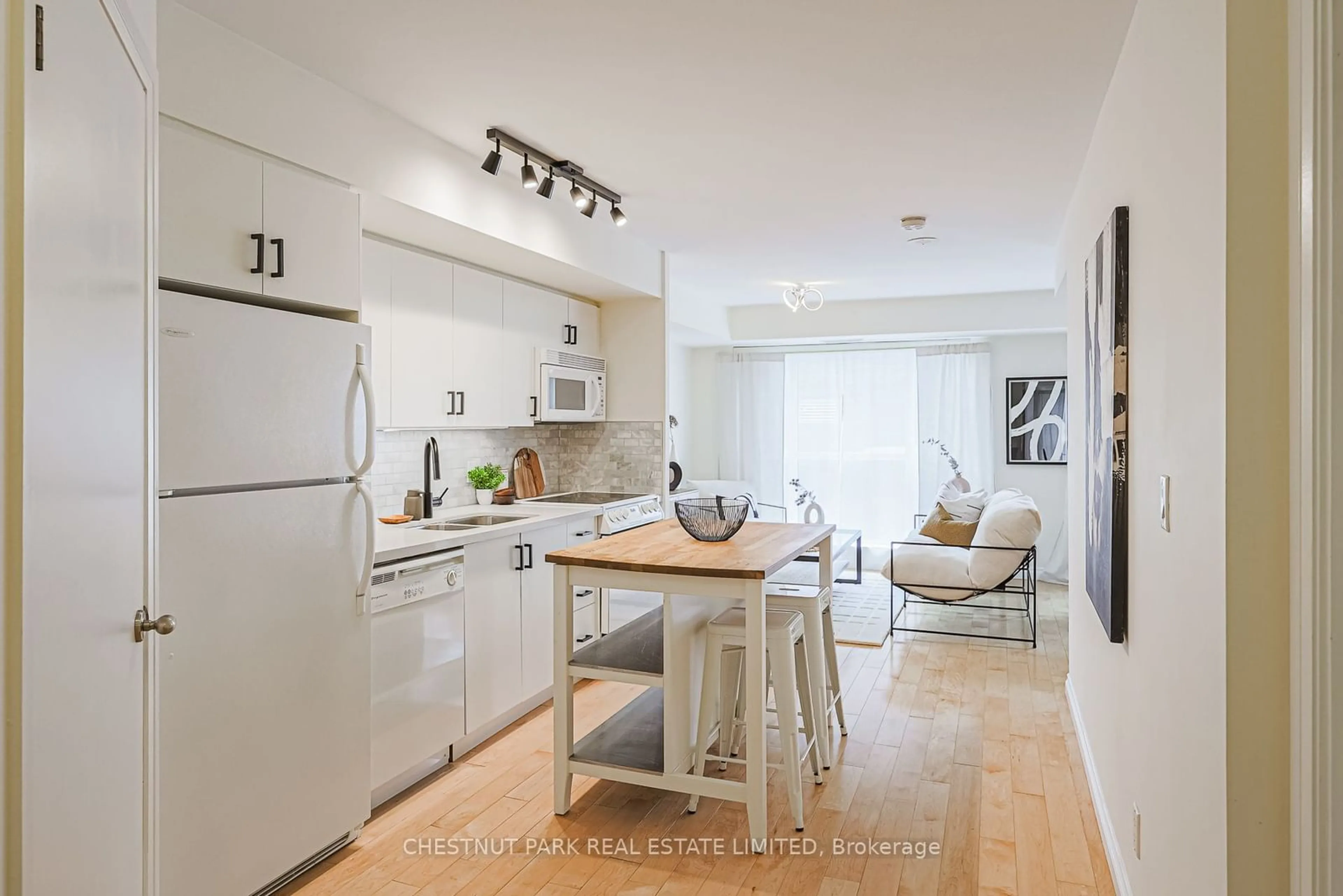 Open concept kitchen, unknown for 18 Beverley St #218, Toronto Ontario M5T 3L2