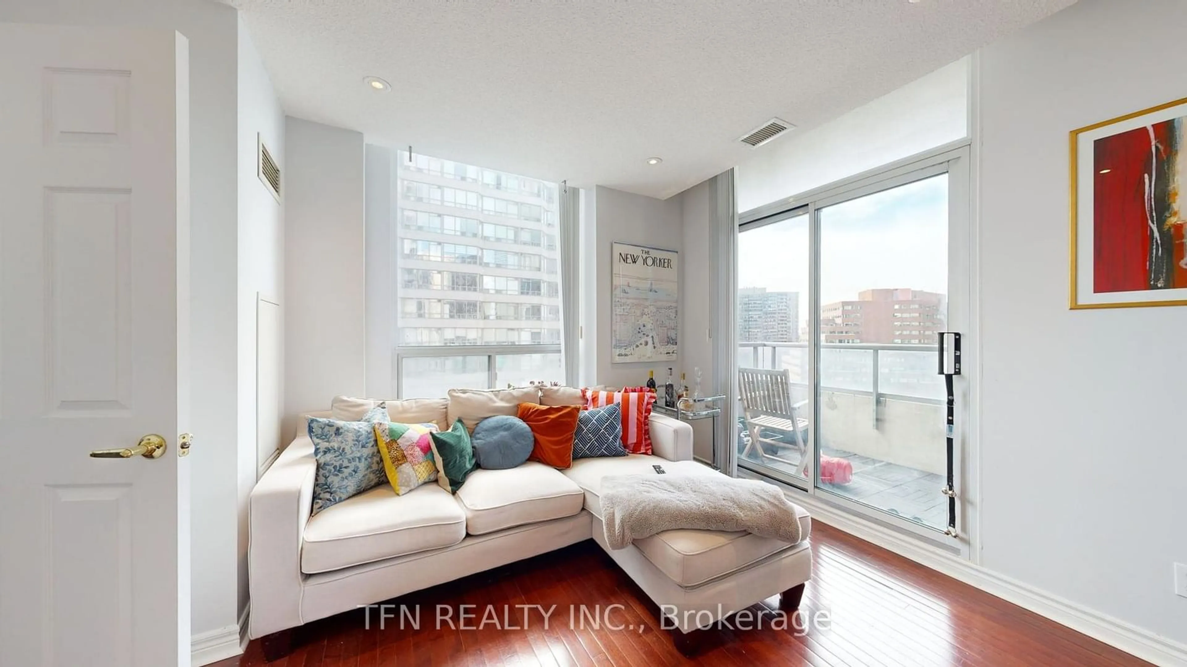 Living room with furniture, unknown for 18 Spring Garden Ave #1510, Toronto Ontario M2N 7M2