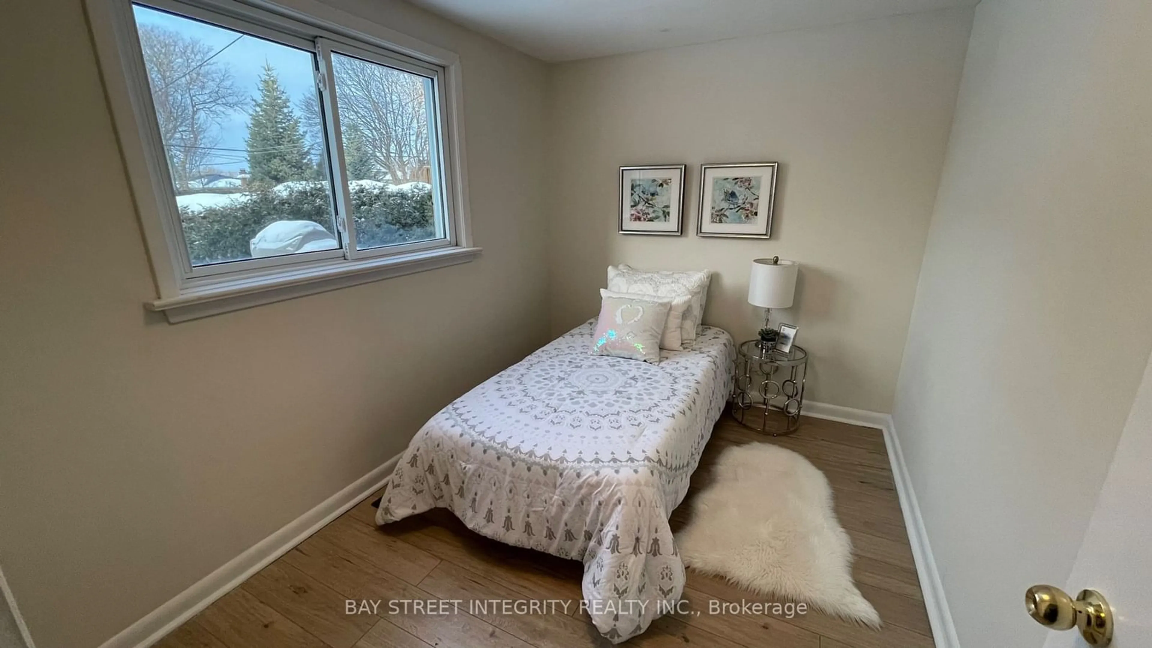 Bedroom with bed, unknown for 44 Bowerbank Dr, Toronto Ontario M2M 1Z8