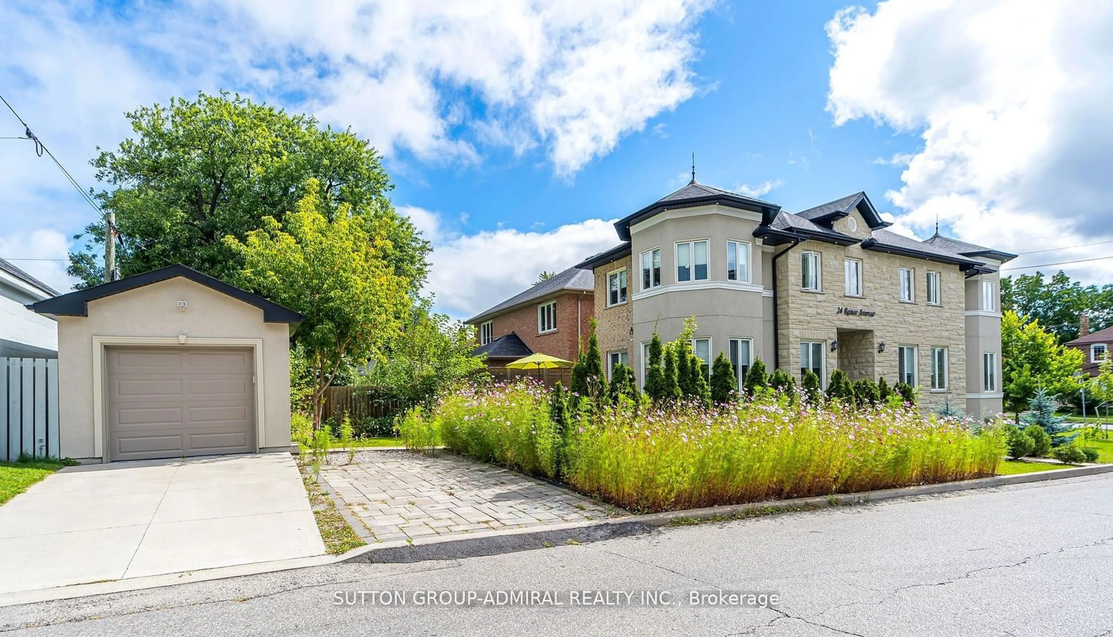 A pic from outside/outdoor area/front of a property/back of a property/a pic from drone, street for 24 Ranee Ave, Toronto Ontario M6A 1M6