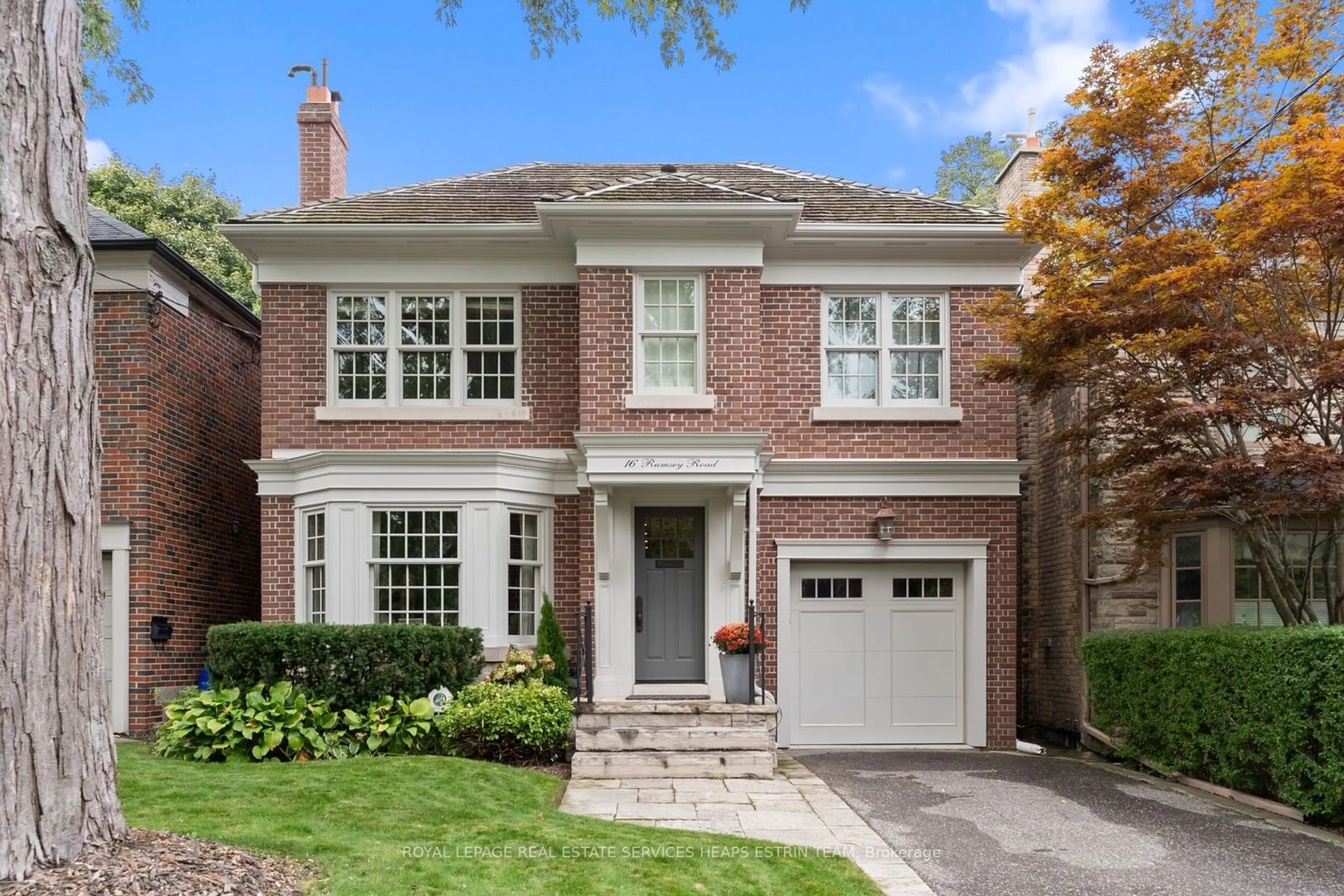 Home with brick exterior material, street for 16 Rumsey Rd, Toronto Ontario M4G 1P4