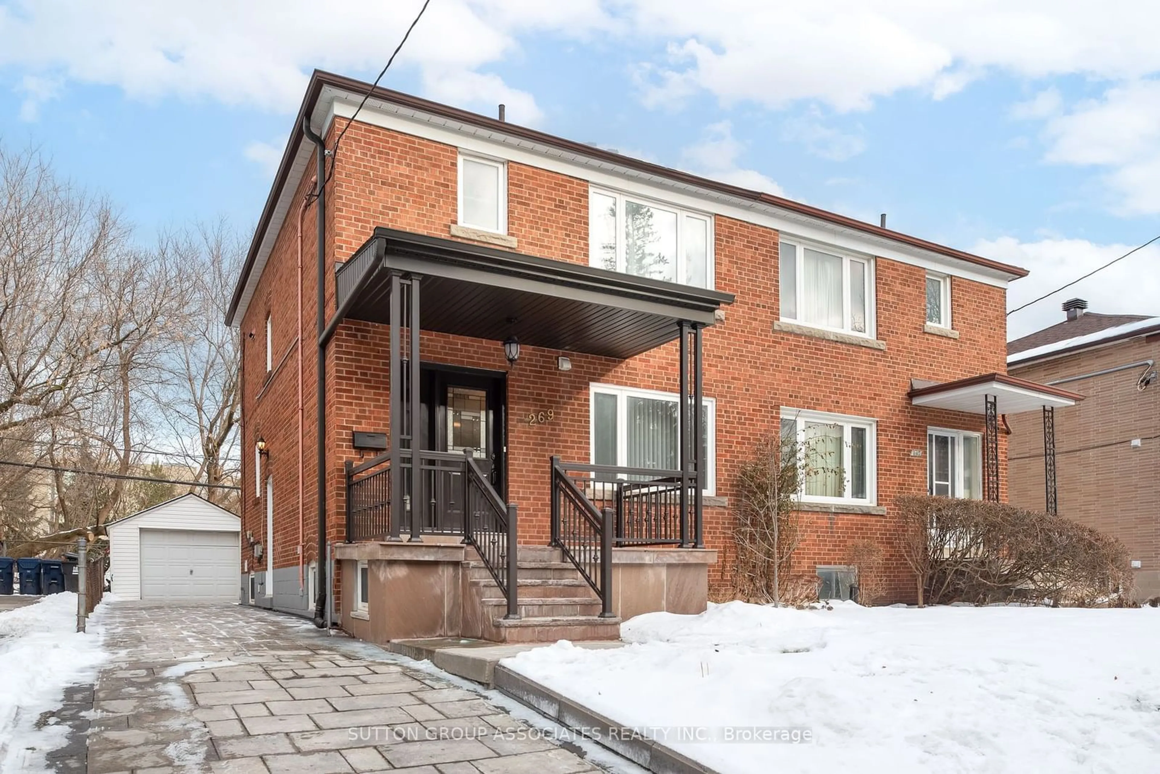 Home with brick exterior material, street for 269 Winnett Ave, Toronto Ontario M6C 3L8