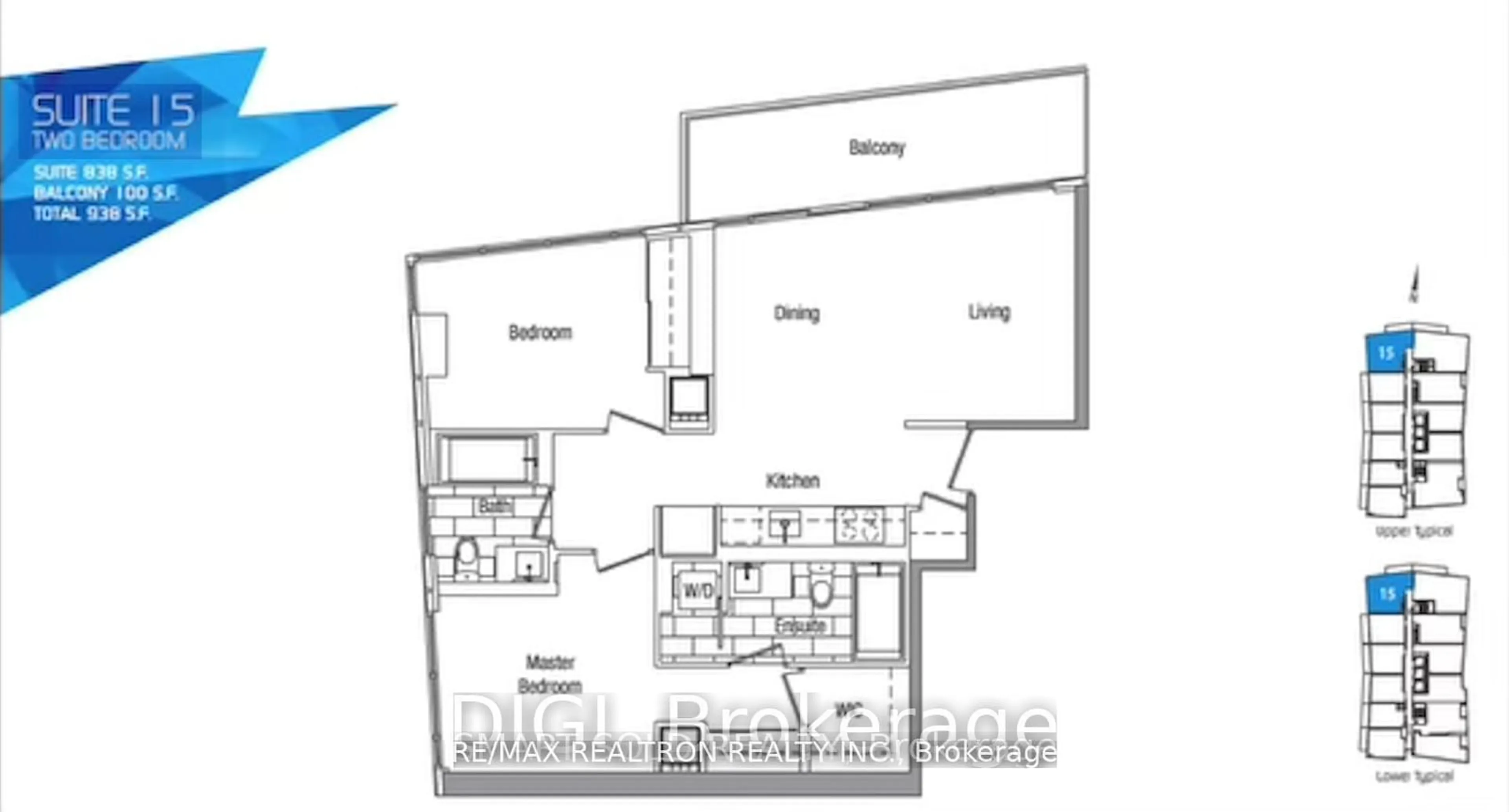 Floor plan for 75 Queens Wharf Rd #2715, Toronto Ontario M5V 0J8