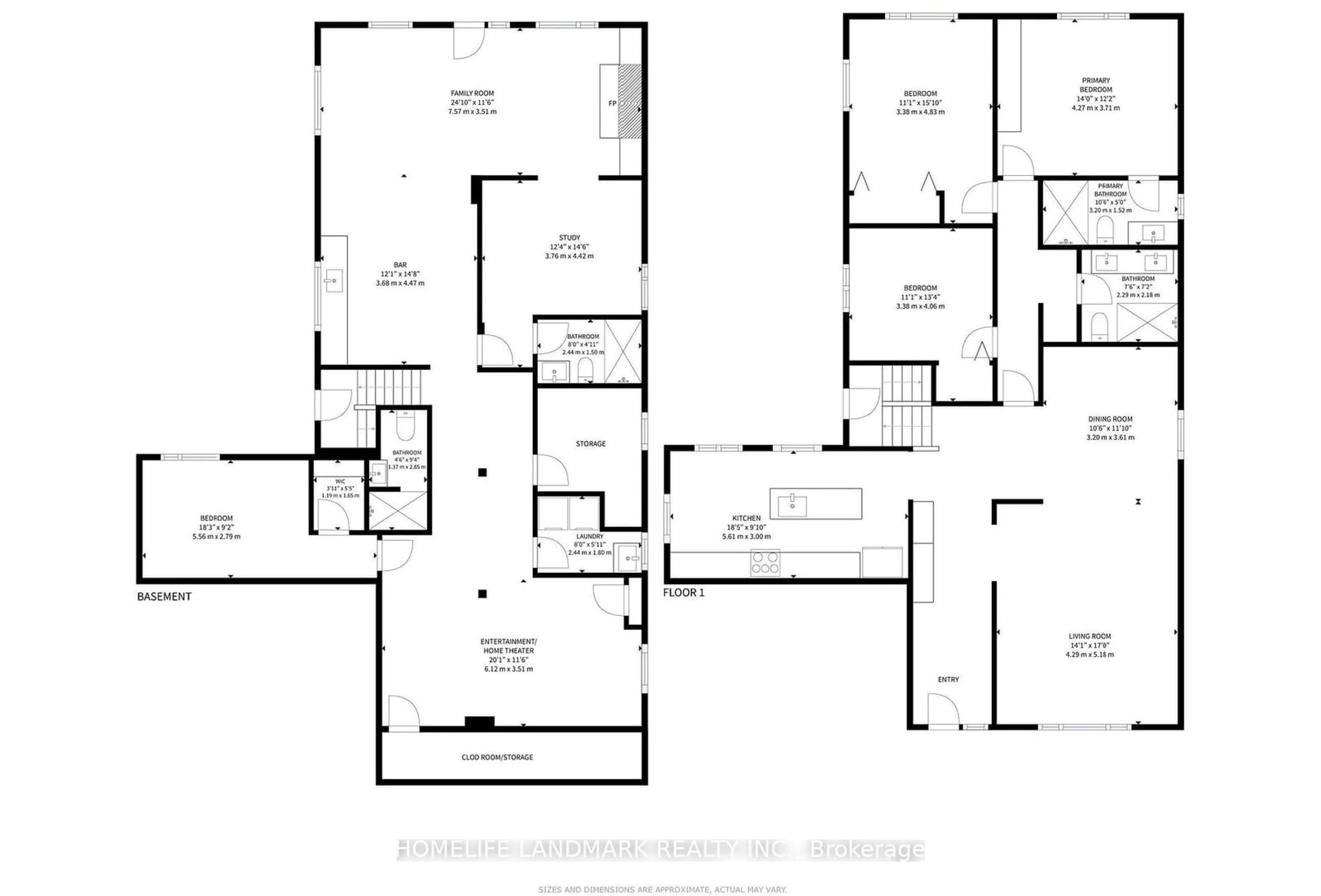 Floor plan for 46 Bruce Farm Dr, Toronto Ontario M2H 1G5